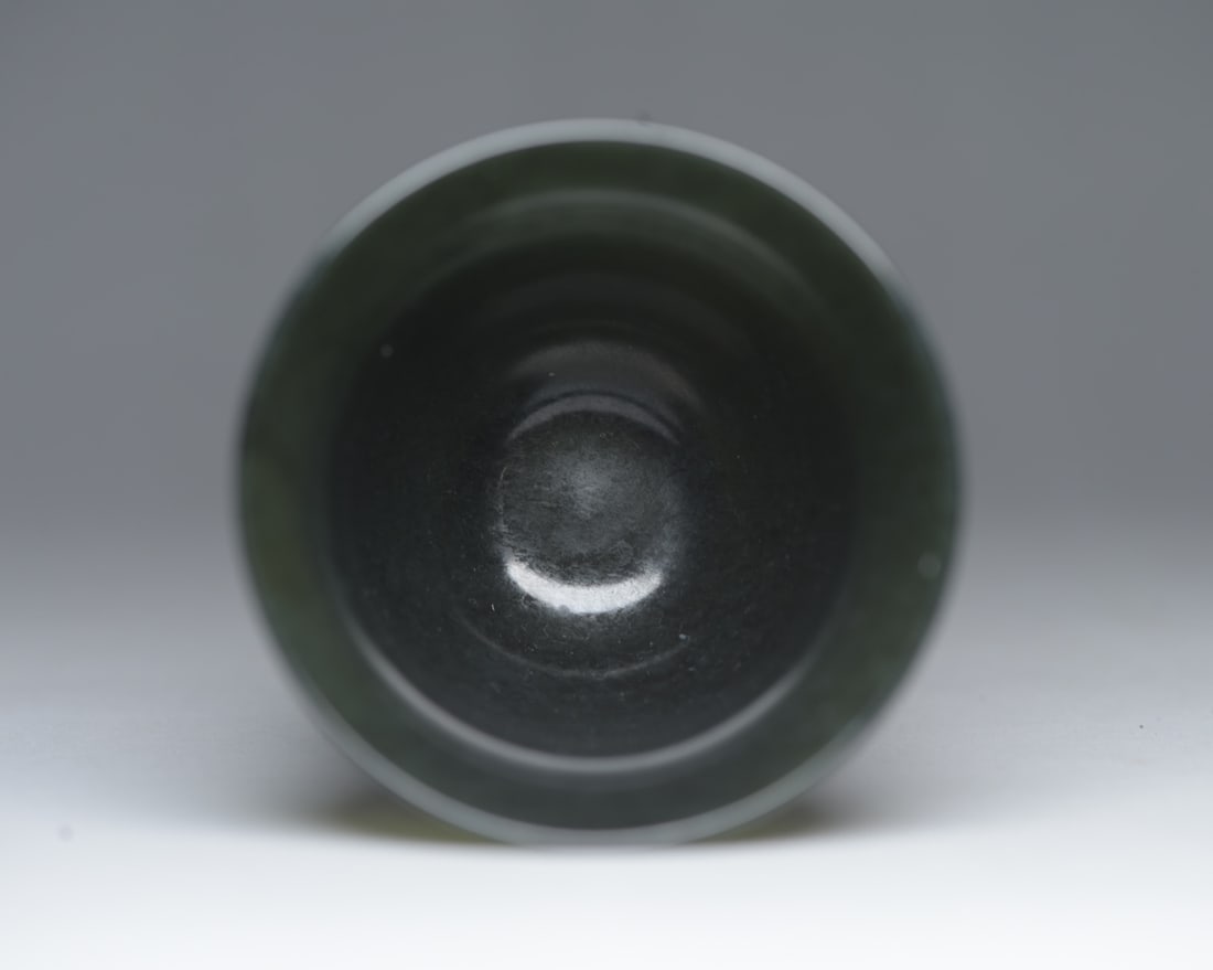 A beautiful Hetian jade cup - 7