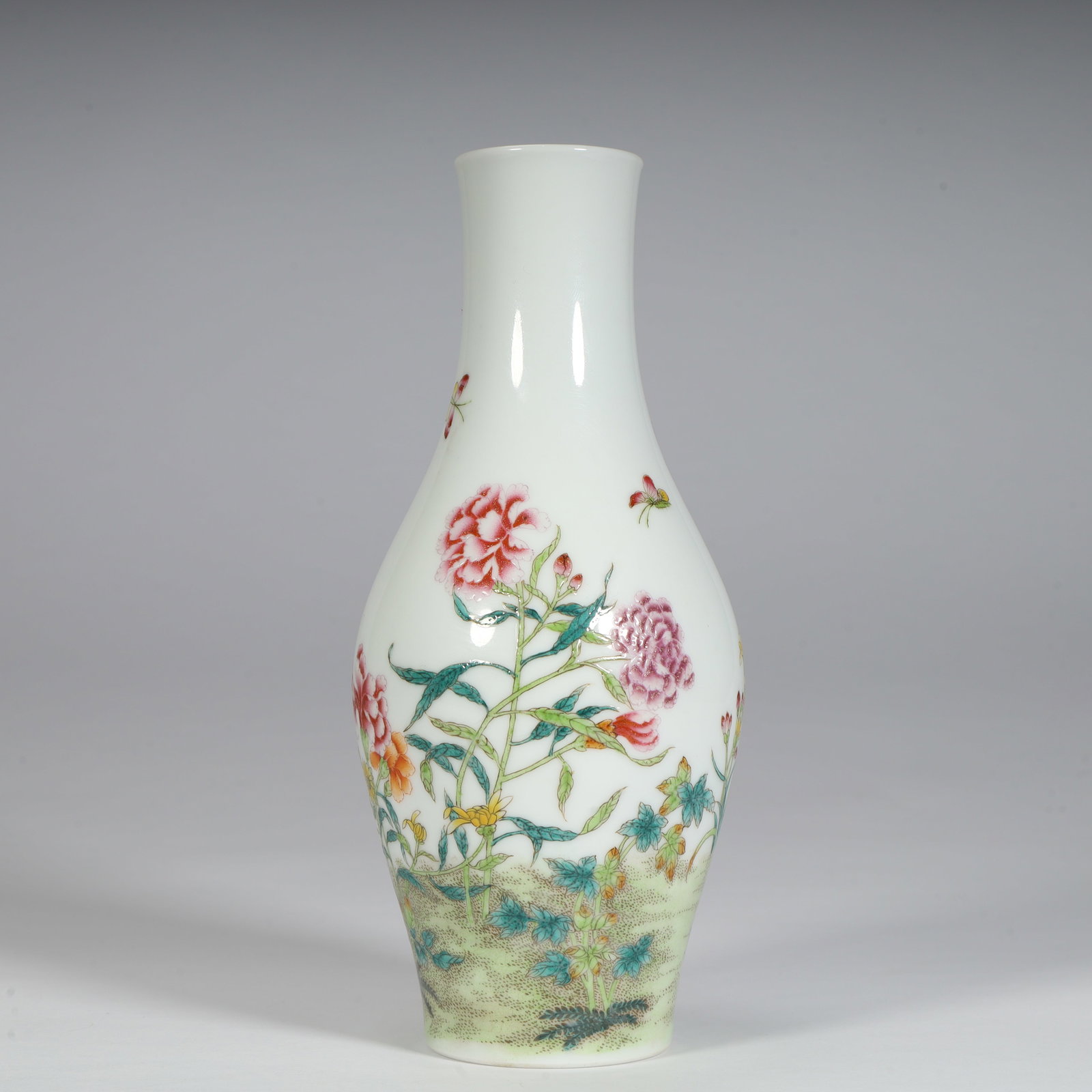 A beautiful pastel four seasons floral gall bottle (1 of 6)