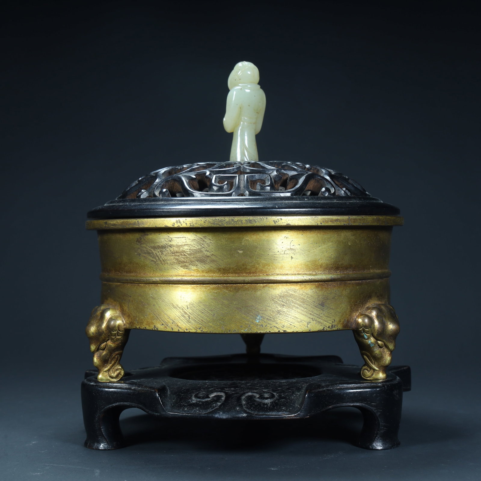 A beautiful copper-tired gilt aroma diffuser - 3