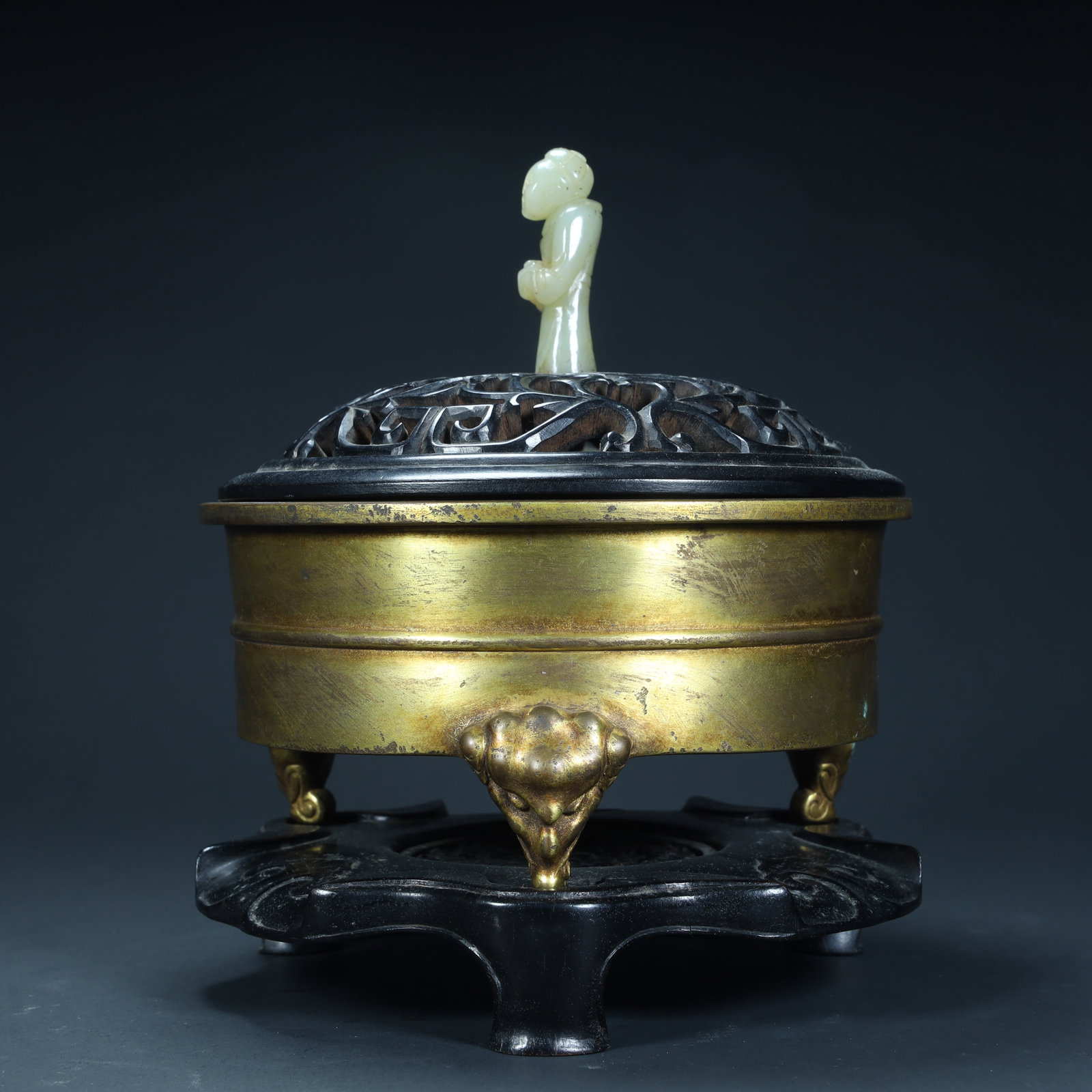 A beautiful copper-tired gilt aroma diffuser - 4