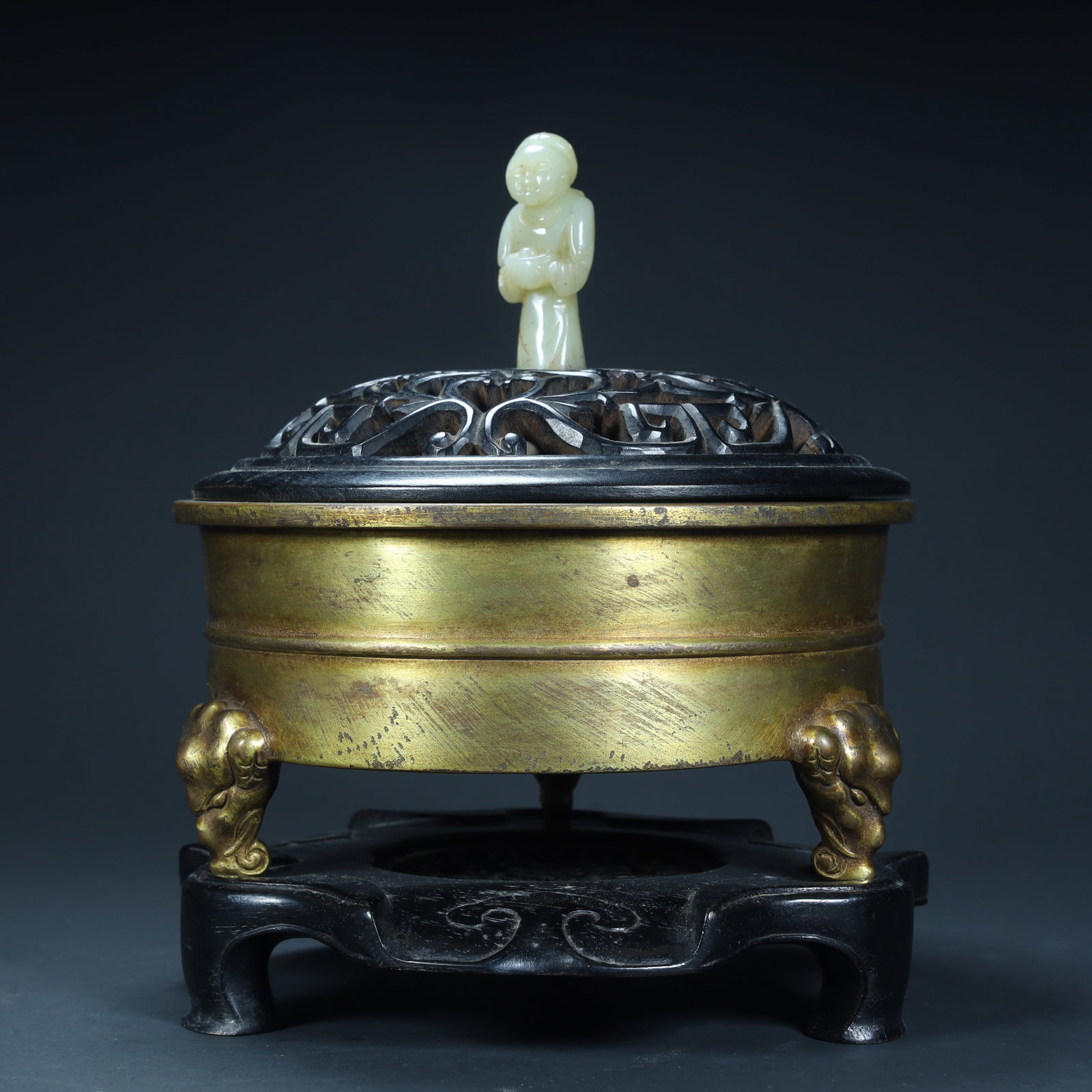 A beautiful copper-tired gilt aroma diffuser - 5