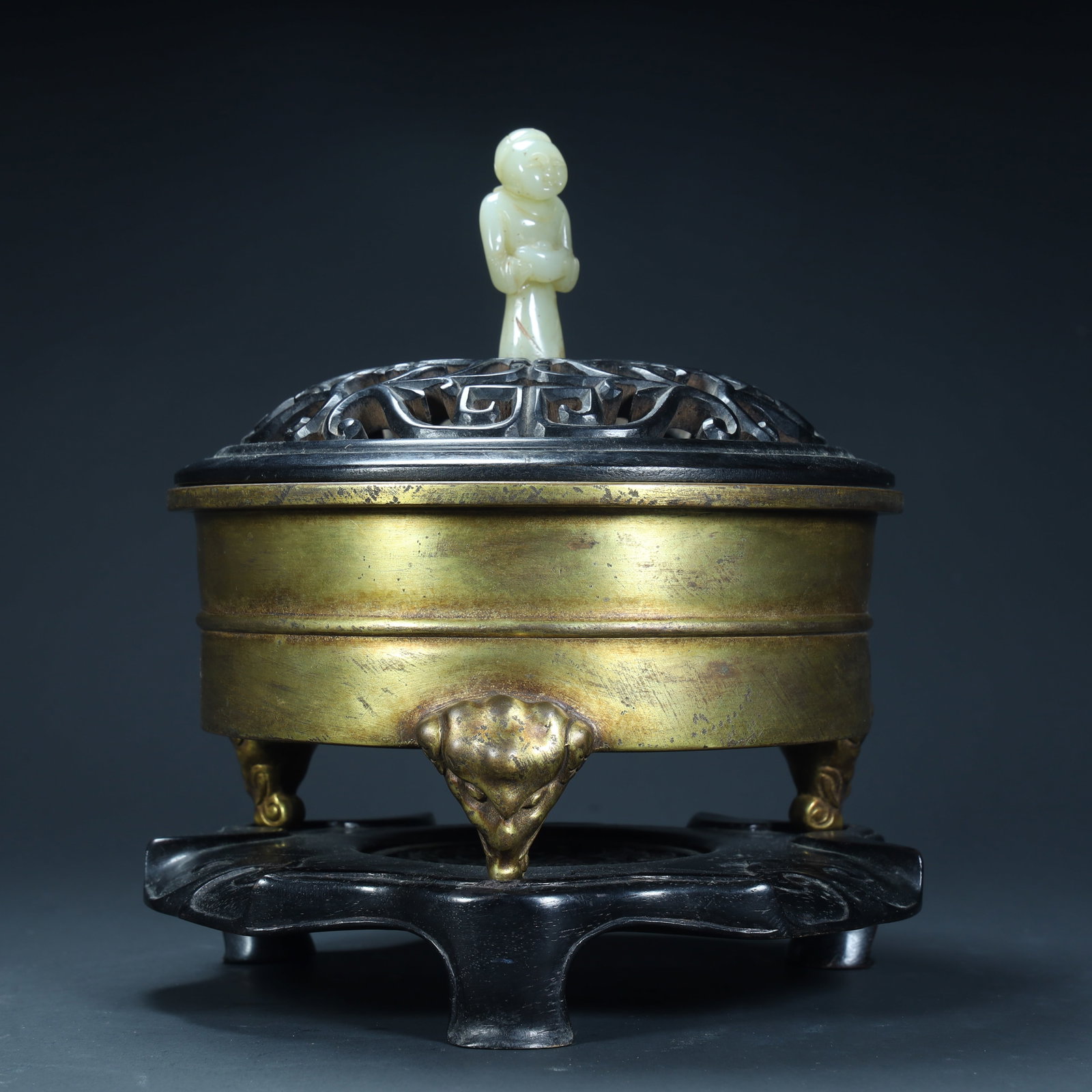 A beautiful copper-tired gilt aroma diffuser - 6