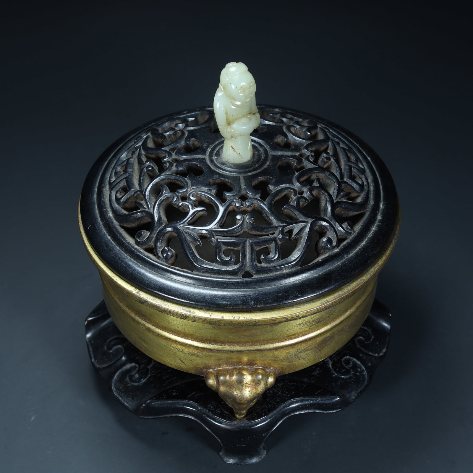 A beautiful copper-tired gilt aroma diffuser - 7
