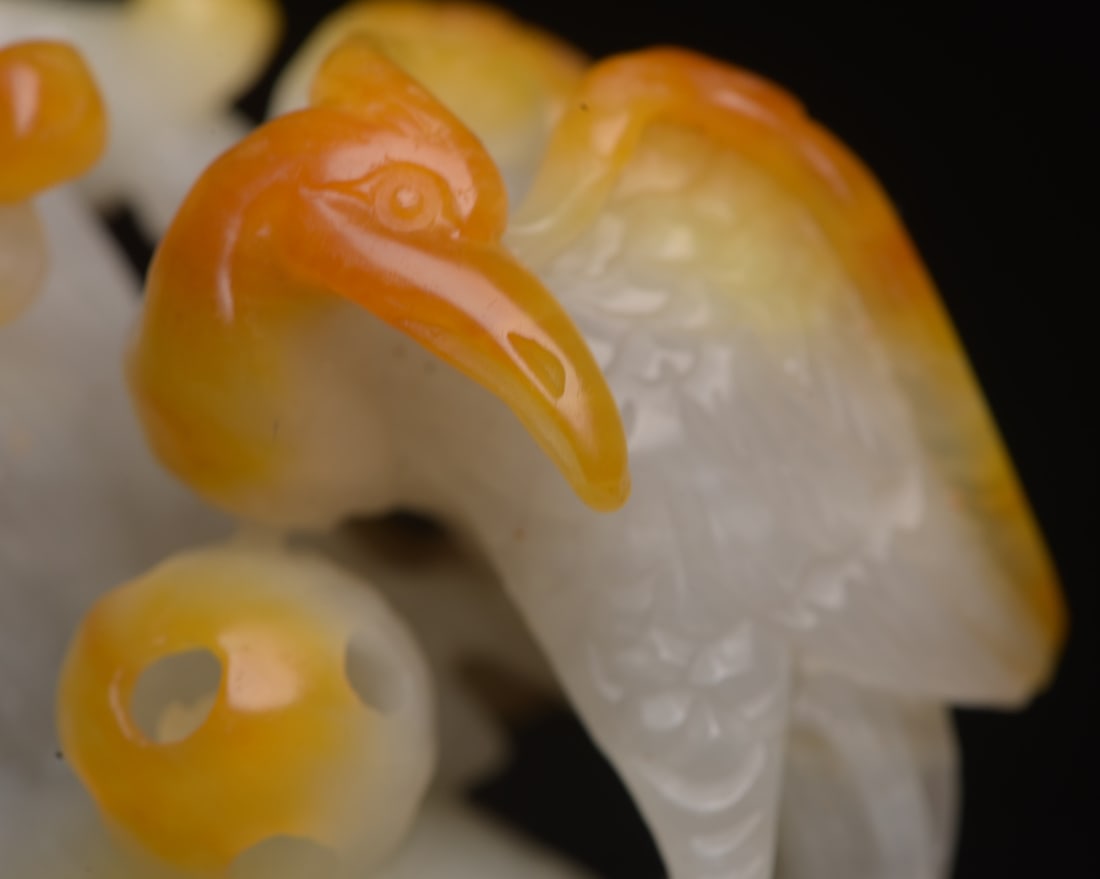 A beautiful Hetian jade dragon turtle - 9