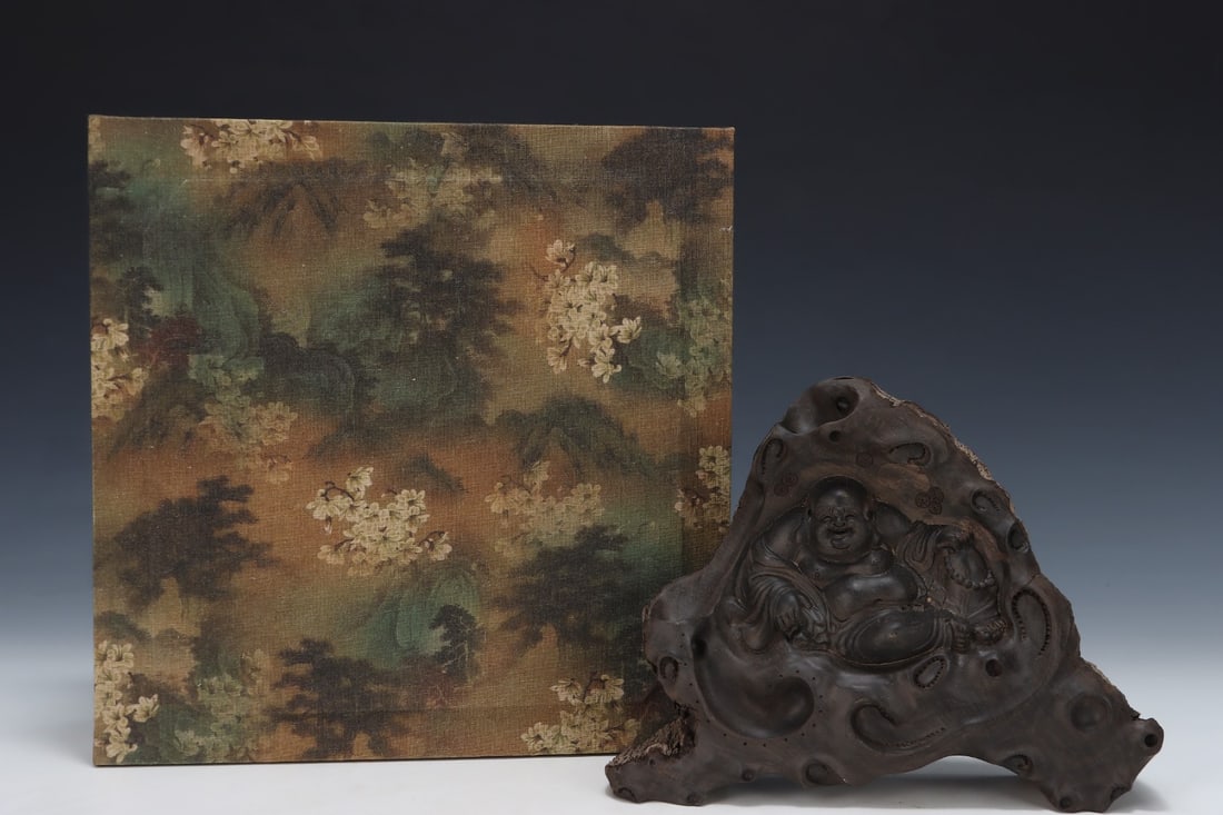 A piece of exquisite agarwood inverted incense Maitreya Buddha: Exquisite agarwood inverted incense Maitreya Buddha Size:L:24.5cm W:6.8cm H:18.7cm (The Dimensions Of All Batches Are Manually Measured.If You Need More Detailed Information, Please Contact Our Custom