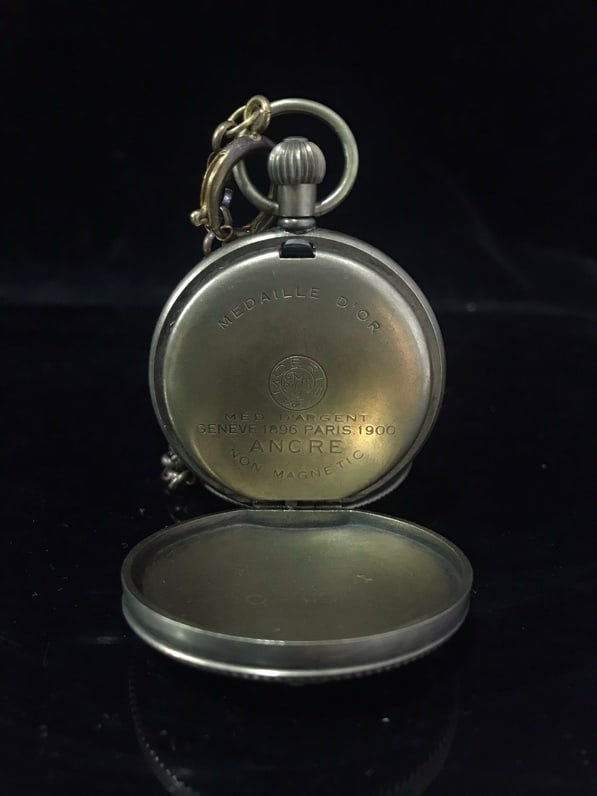 A fine silver case pocket watch - 5