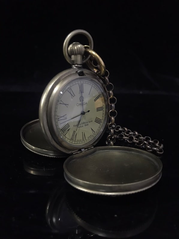 A fine silver case pocket watch - 7