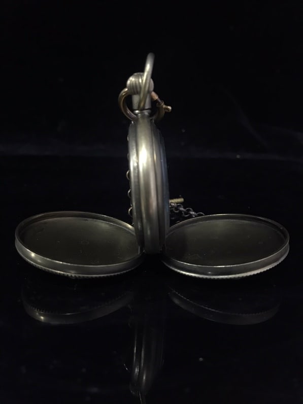 A fine silver case pocket watch - 9