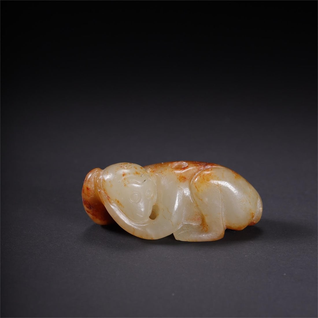 A beautiful Hetian jade spirit monkey (1 of 9)