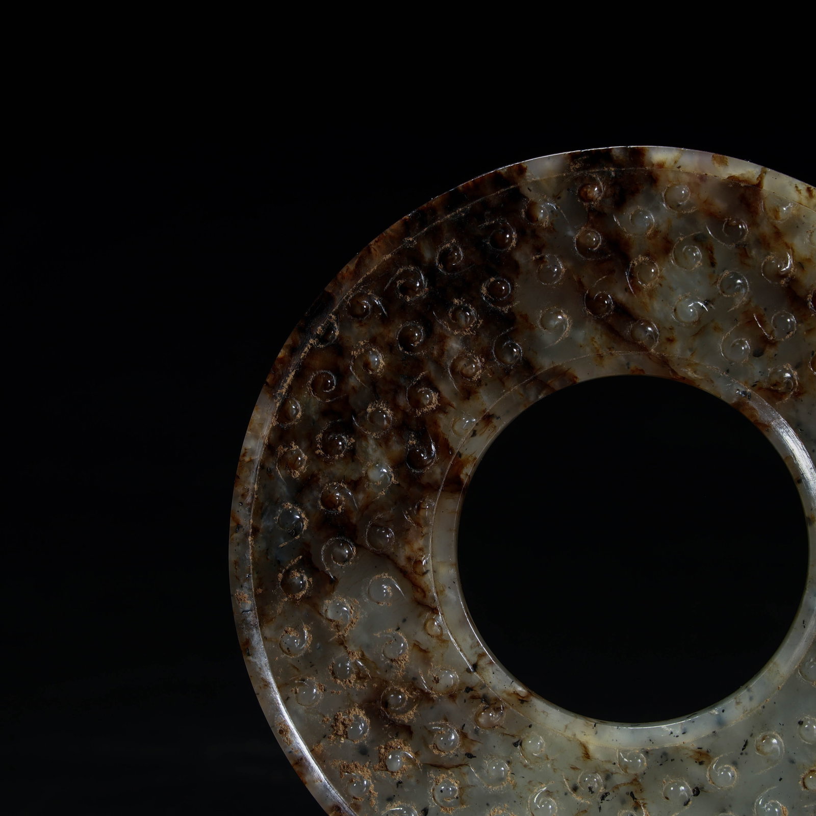 A beautiful grain-patterned jade - 7