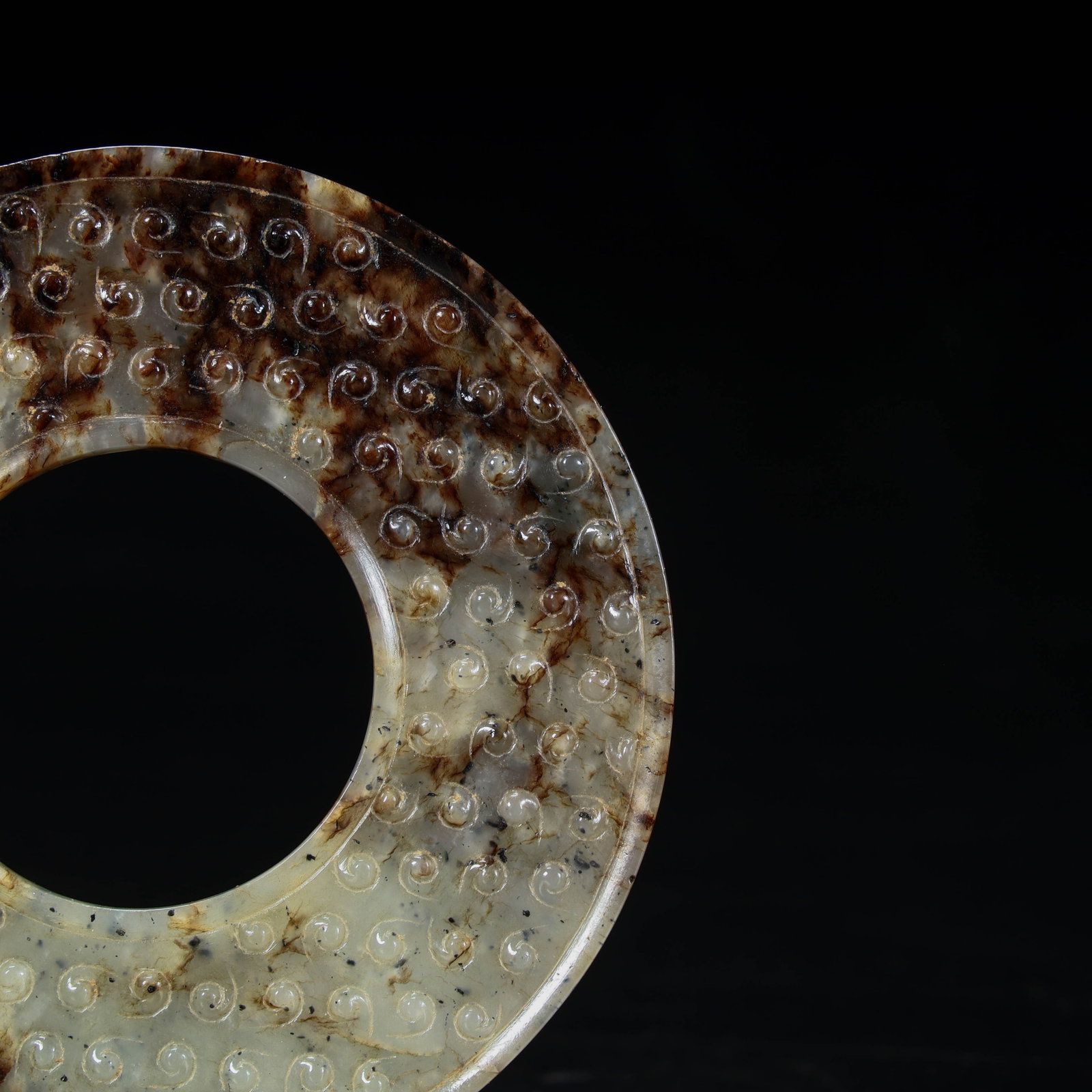 A beautiful grain-patterned jade - 9