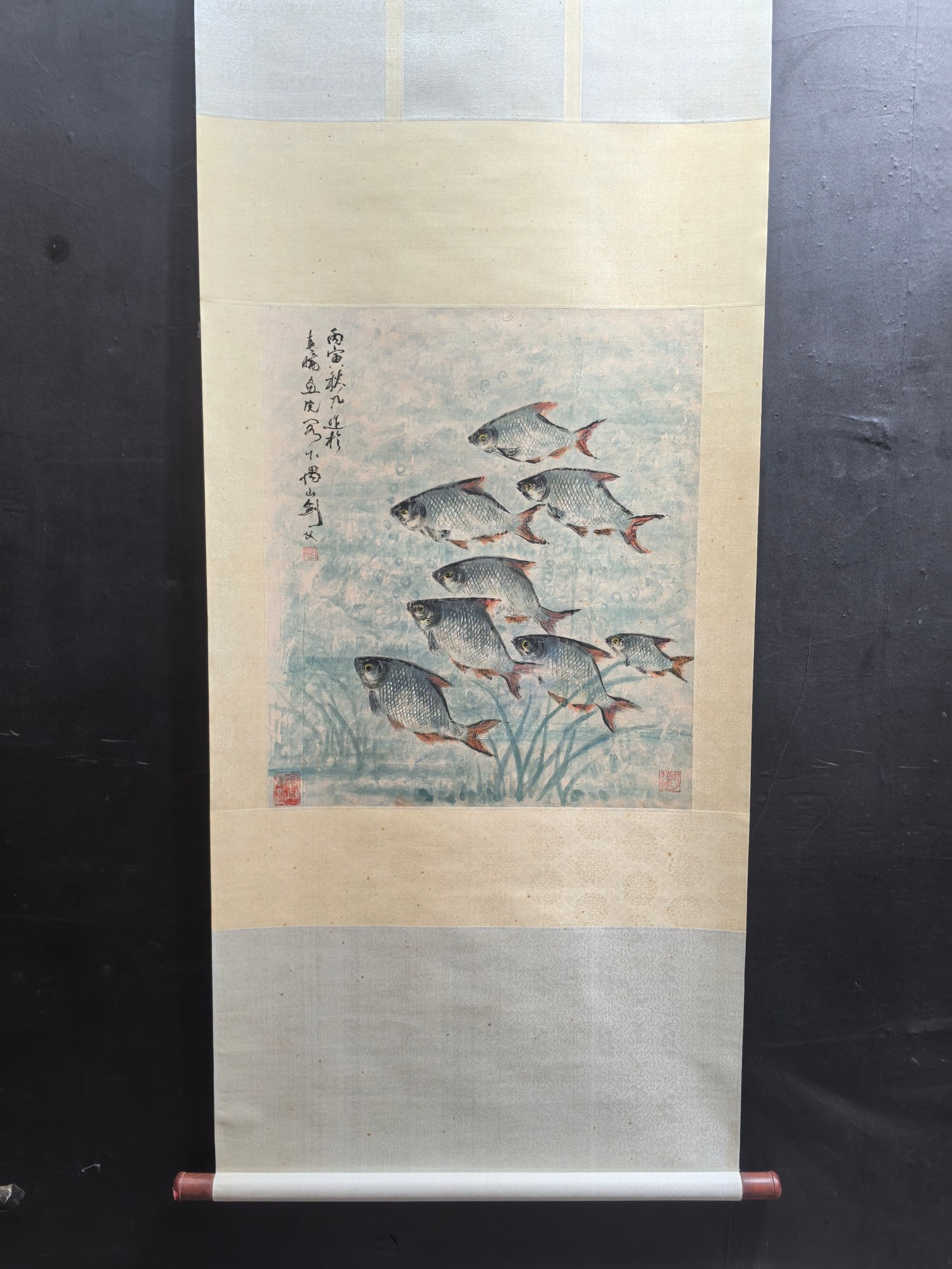 A fish painting by Gao Jianfu (1 of 8)