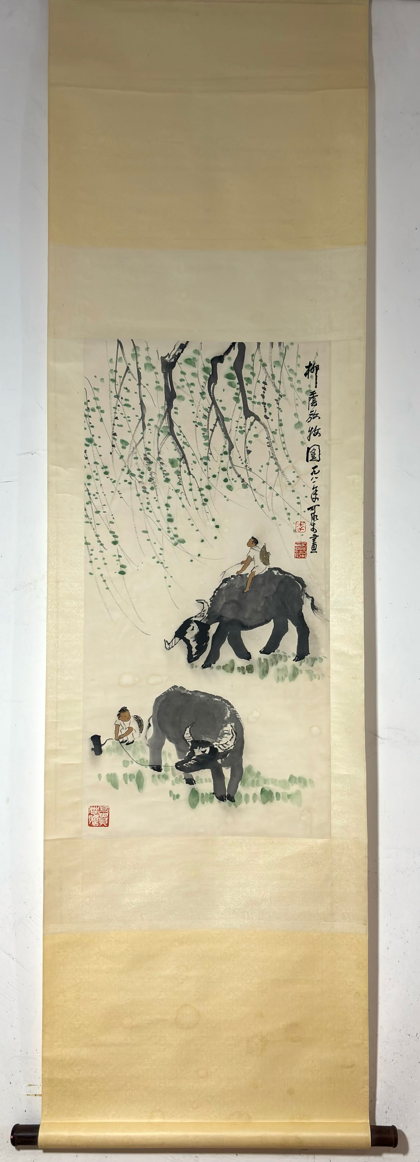 A vertical axis of Li Keran's shepherd boy picture (1 of 6)