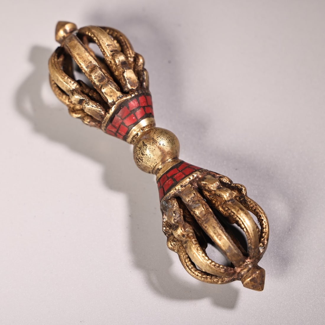 A beautiful nine-strand Dorje Vajra demon-subduing pestle (1 of 8)