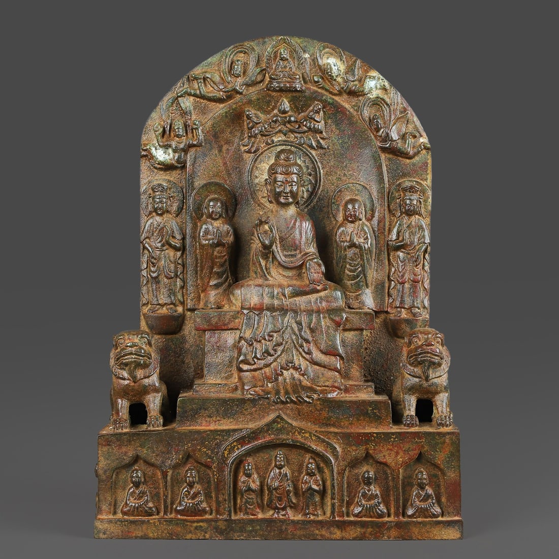 A bronze Buddha statue from the Northern Wei Dynasty: Bronze Buddha statue from the Northern Wei Dynasty Size:L:26cm W:8.5cm H:36cm W:6.15kg (The Dimensions Of All Batches Are Manually Measured.If You Need More Detailed Information, Please Contact Our Cu