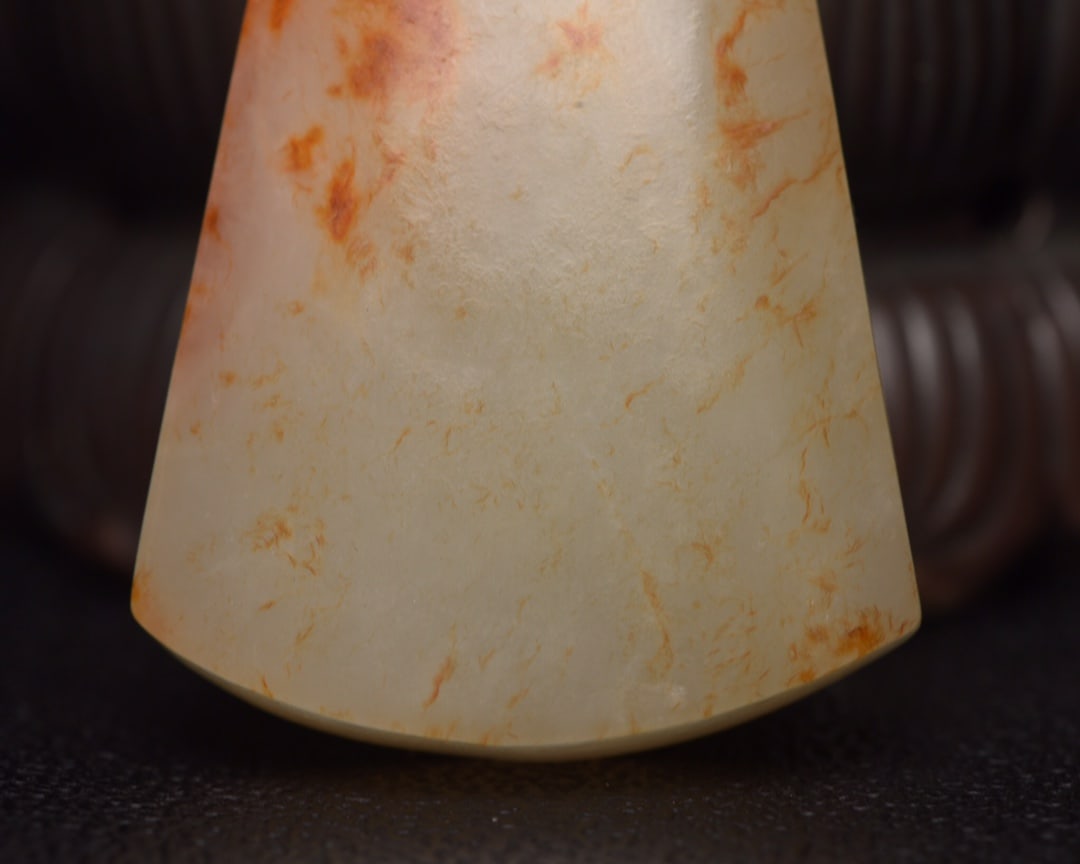 A fine Hetian jade plaque - 7