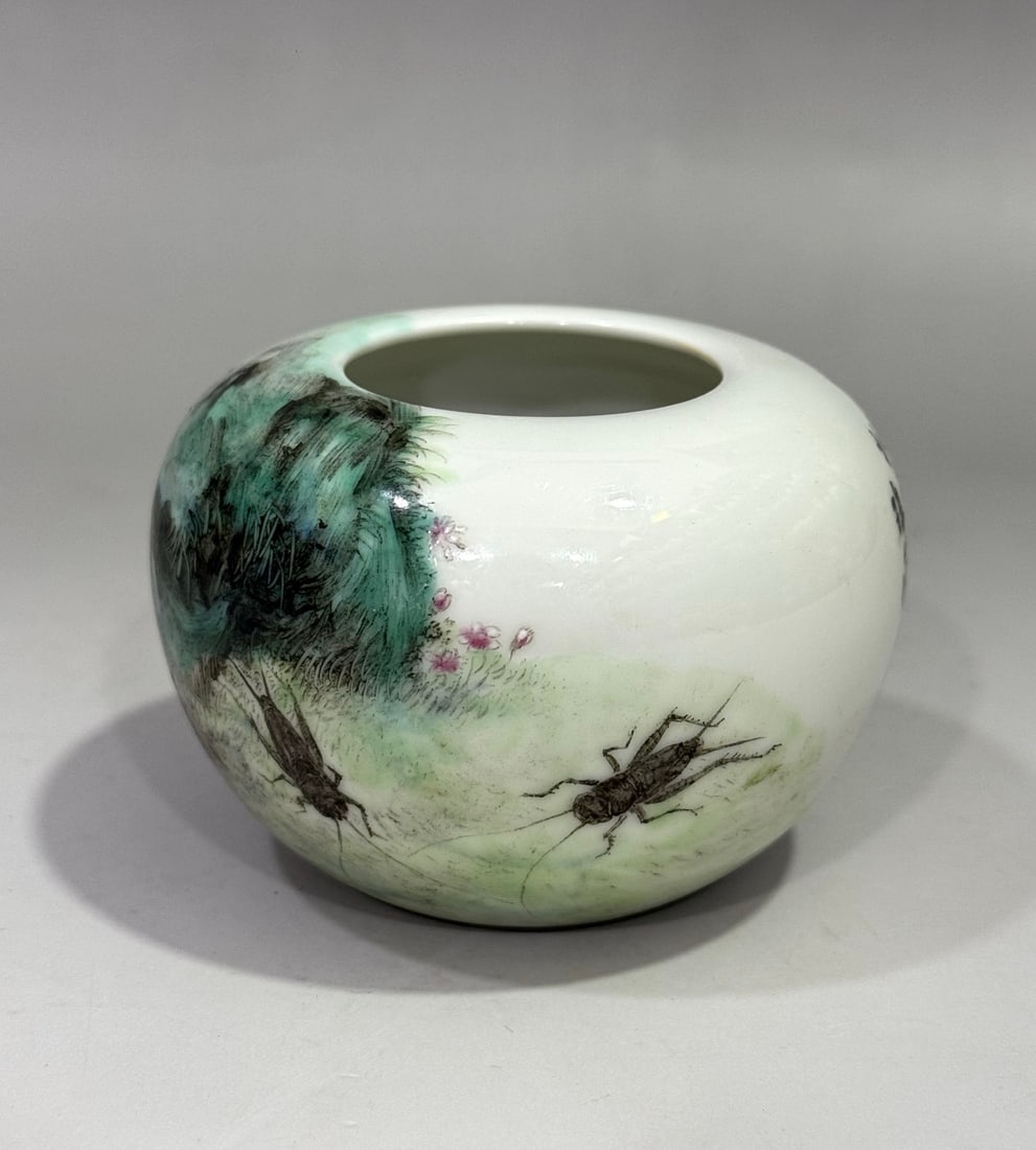 A Li Mingliang grass insect water basin (1 of 7)