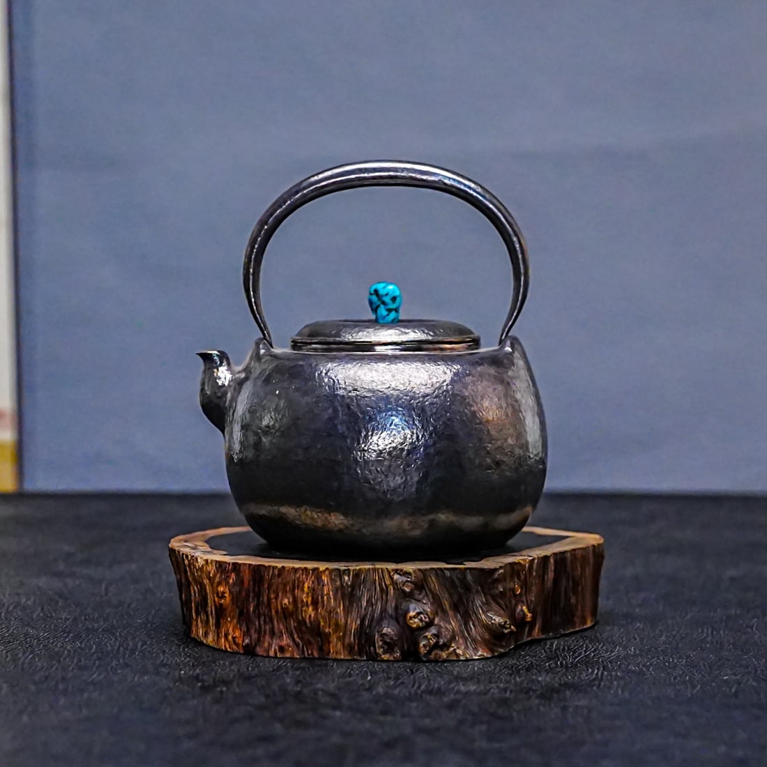 A beautifully crafted vintage teapot with integrated mouth and ear (1 of 6)