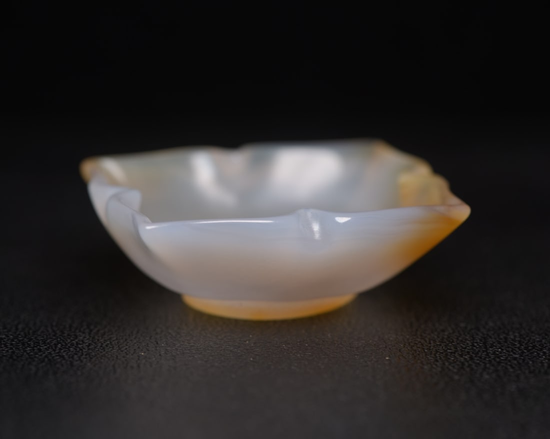 A beautiful agate plate - 4