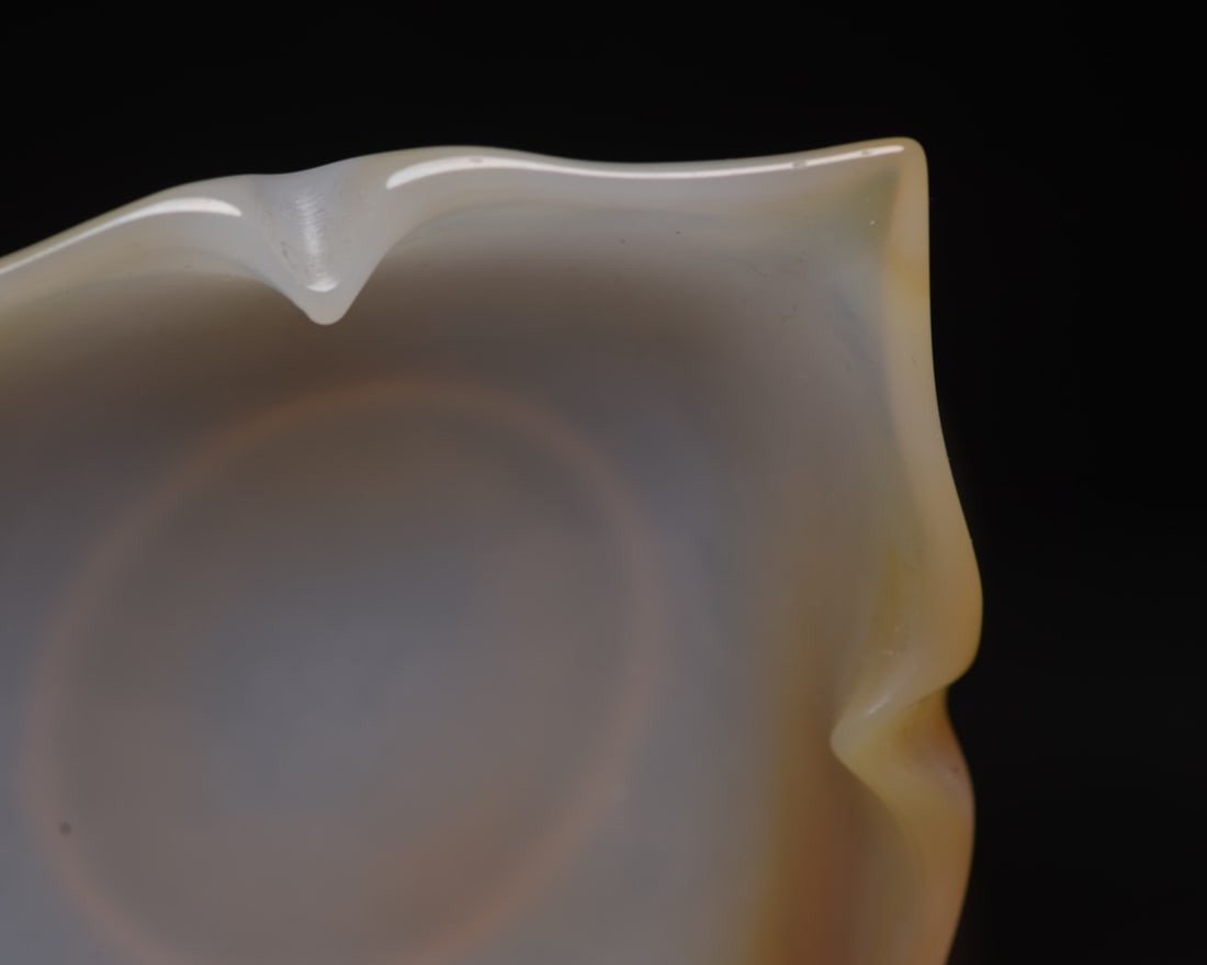 A beautiful agate plate - 6