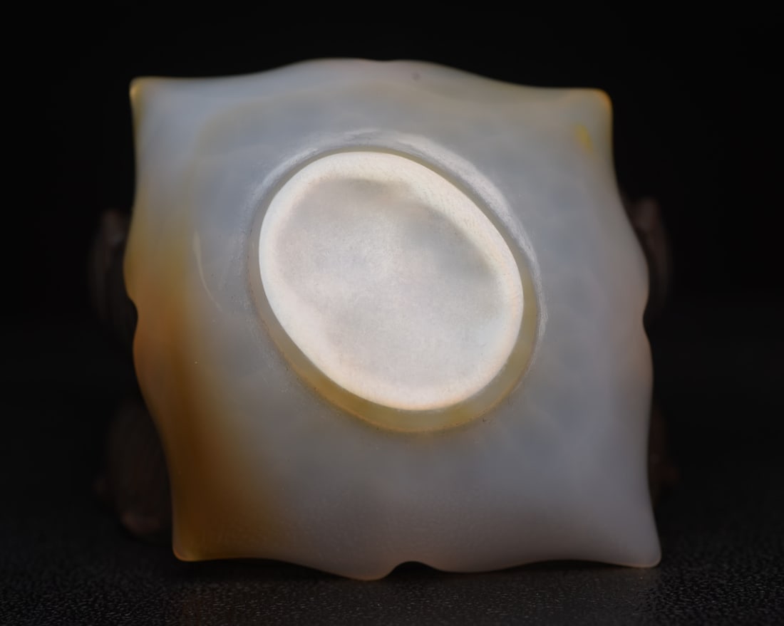 A beautiful agate plate - 8
