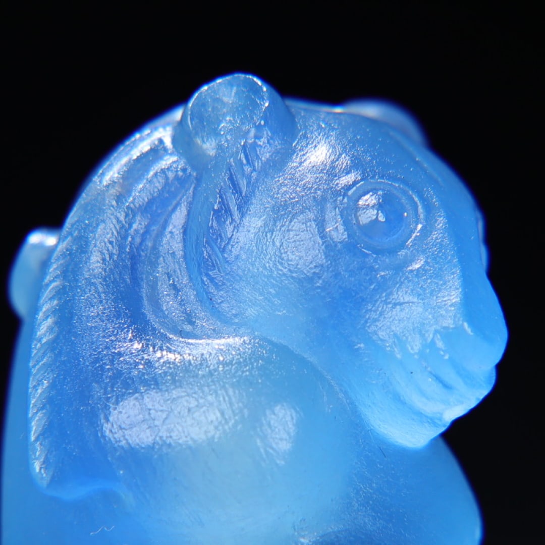 A beautiful Aquamarine Bear charm (1 of 7)