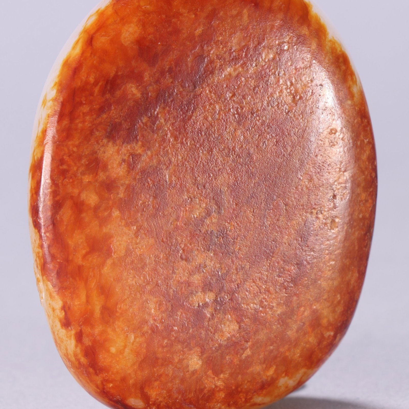A delicate Hetian jade seed jade tiger-patterned handle - 6