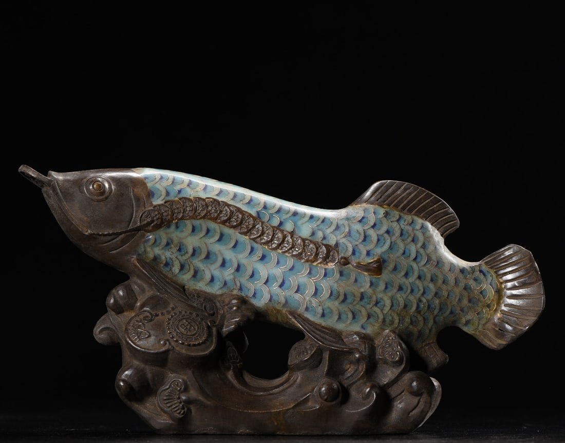 A beautiful cloisonne 'Abundance Year After Year' ornament (1 of 10)