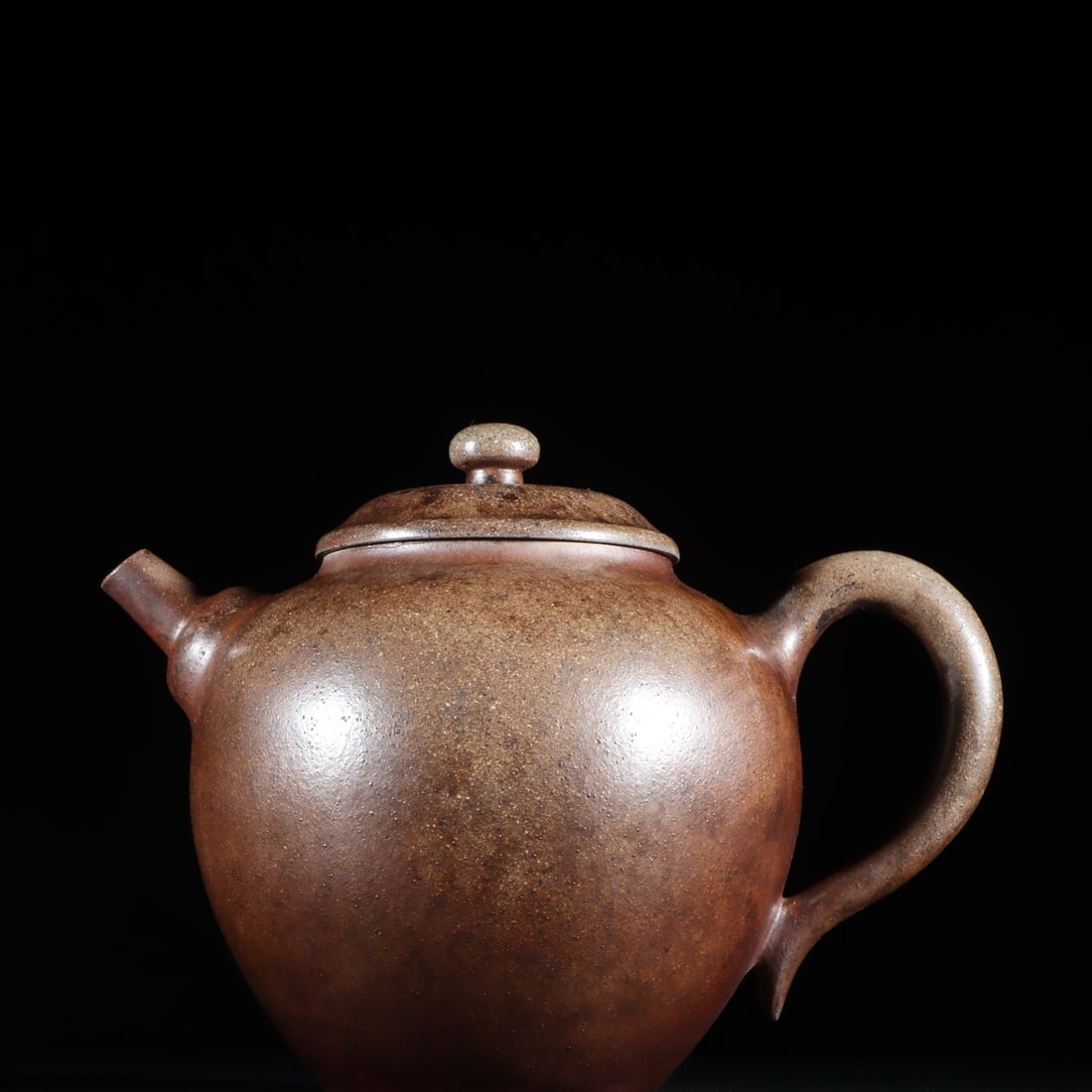 A delicate wood-fired kiln transformed beauty shoulder Yixing teapot (1 of 9)