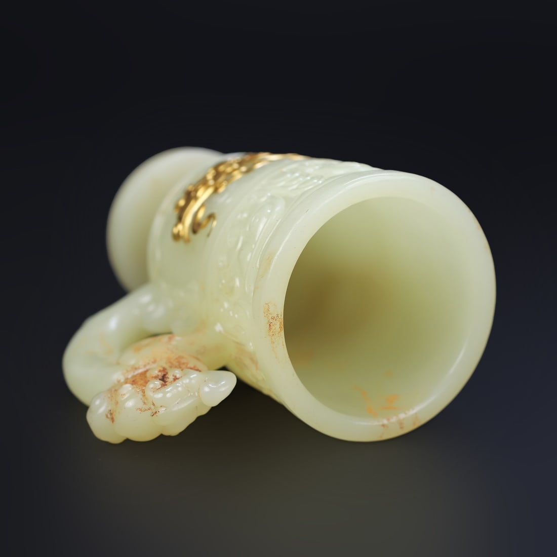 A delicate auspicious beast dragon longevity cup - 3