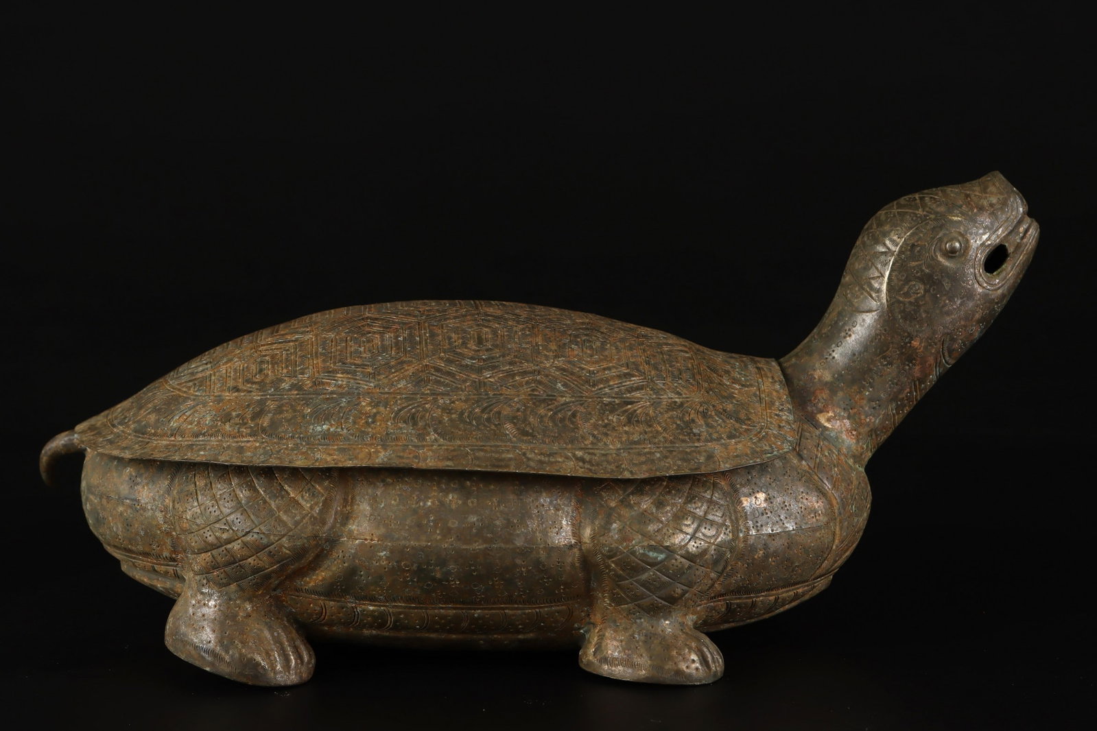 An Exquisite Silver Turtle-Shaped Box - 3