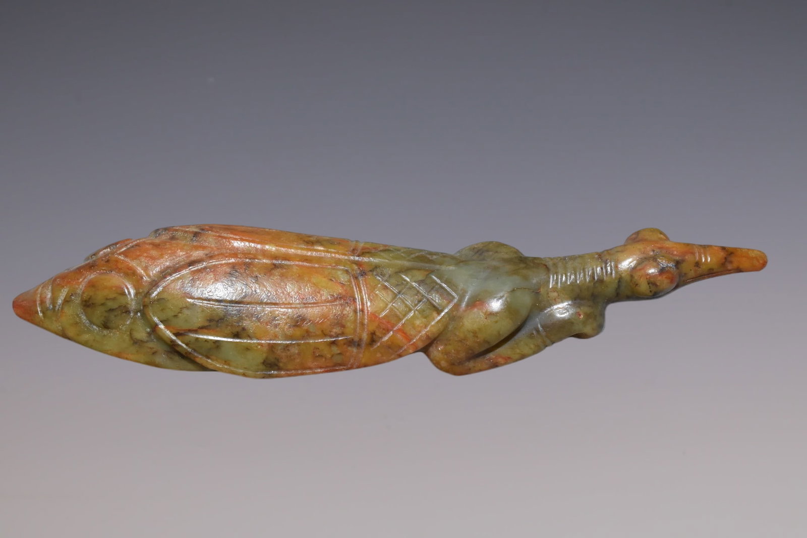 An Exquisite Hemo Jade Mantis - 2