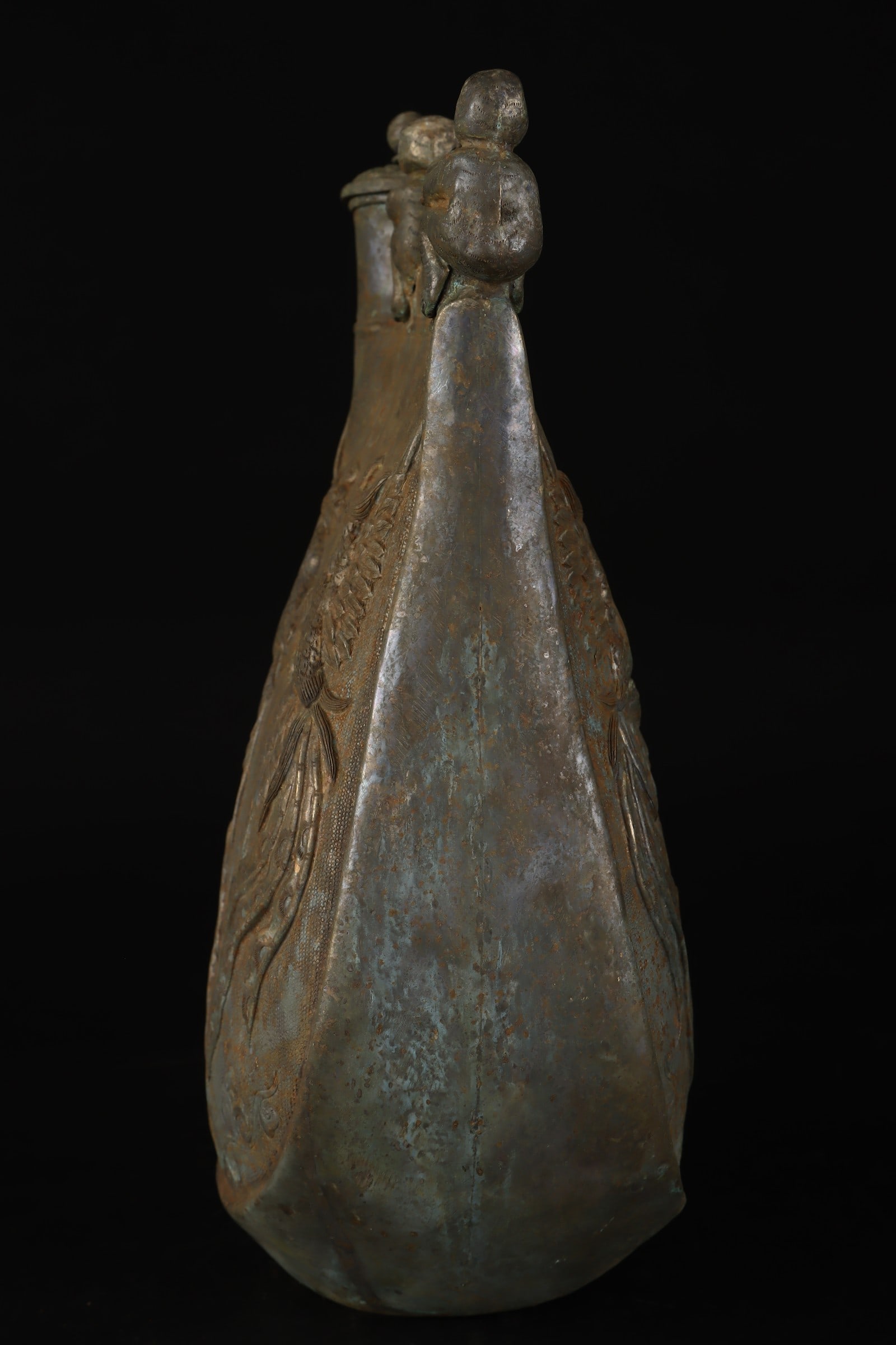 An Exquisite Silver Phoenix Pattern Ewer - 4
