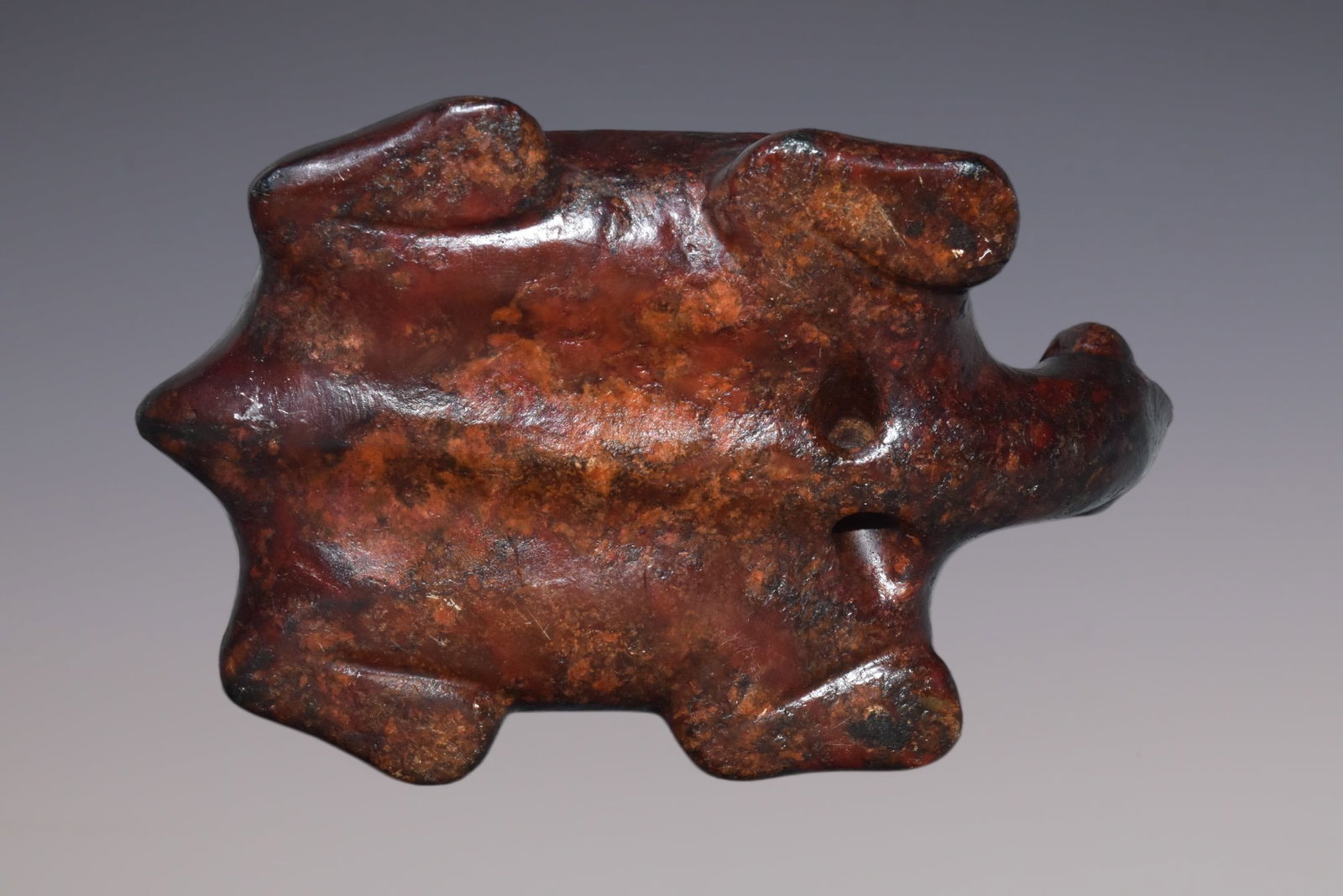 An Exquisite Hemo Jade Turtle - 6