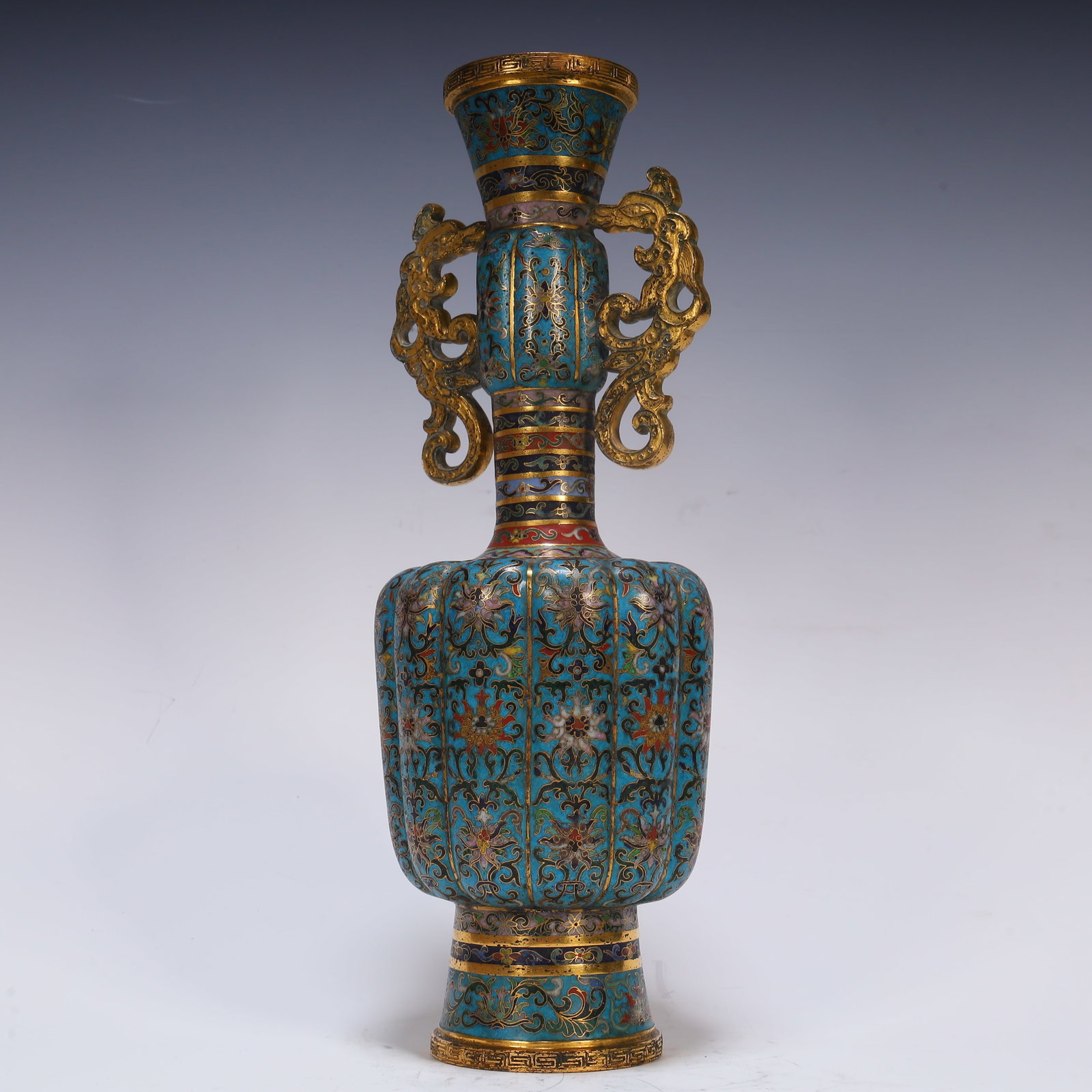 A beautiful cloisonne flower arrangement (1 of 9)