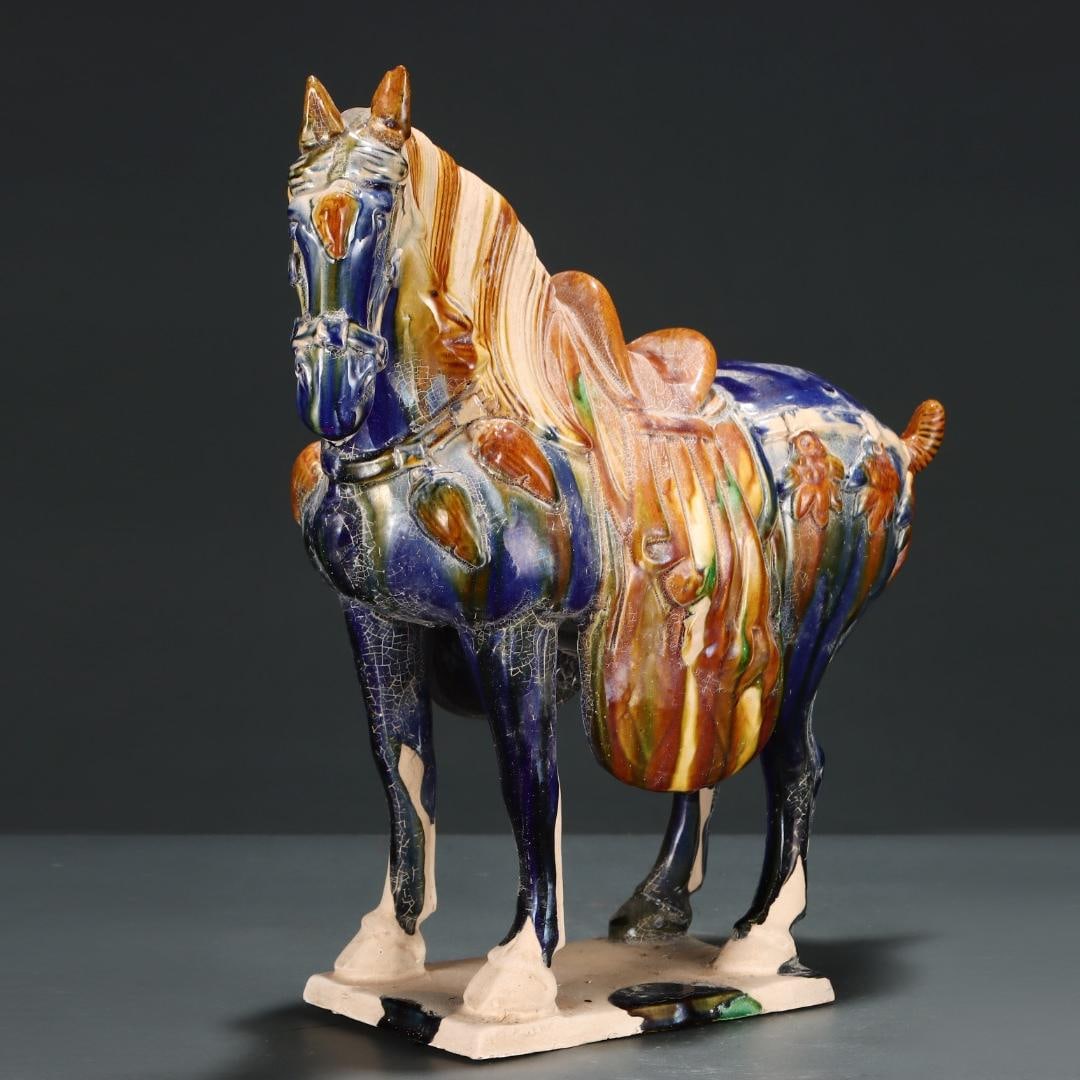 A finely crafted Tang Sancai horse (1 of 7)