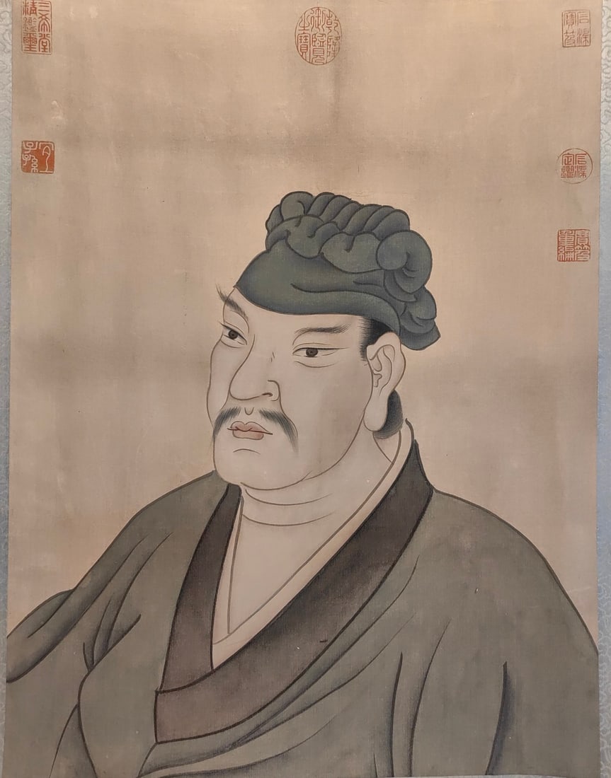 A Ming Dynasty painting dedicated to Qiu Ying's birthday - 5