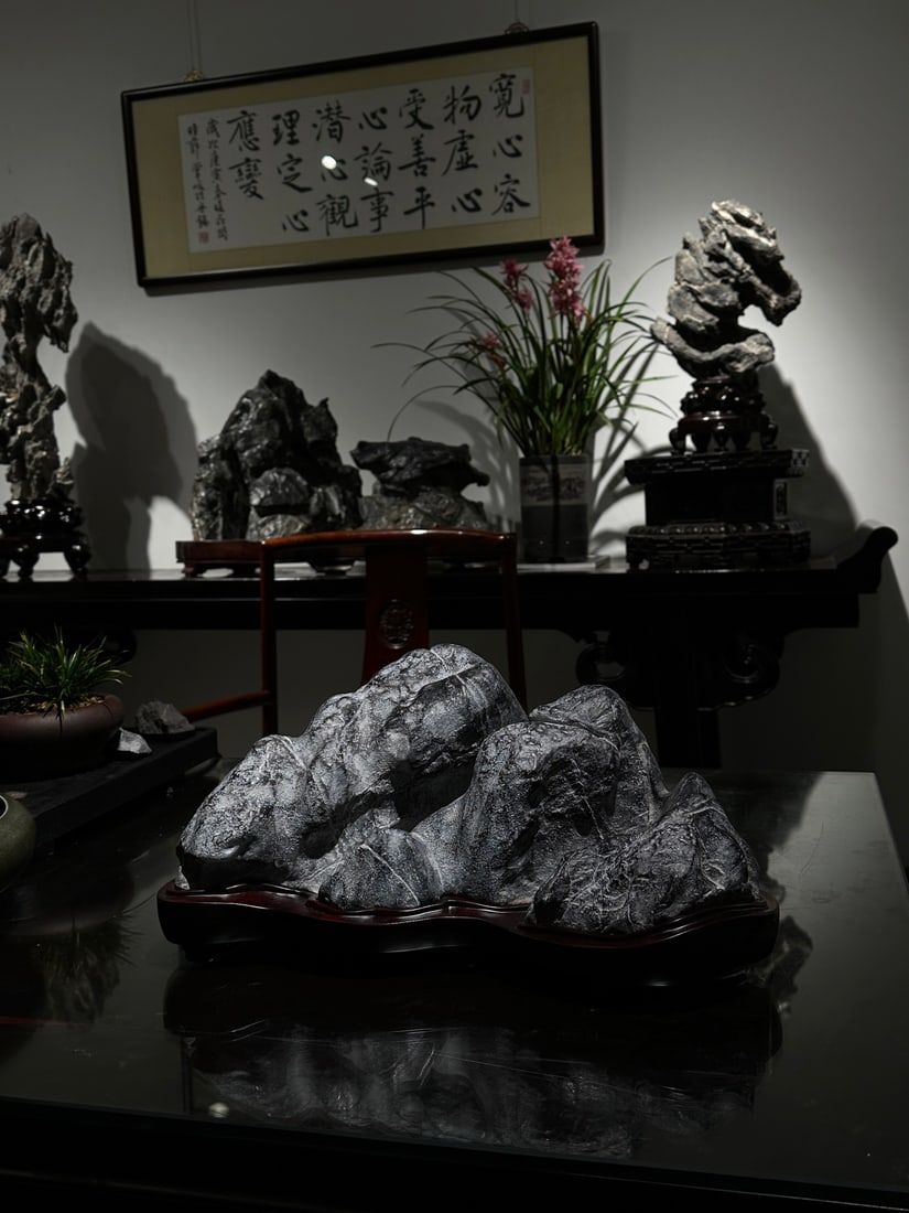 A delicate Lingbi stone mountain - 2