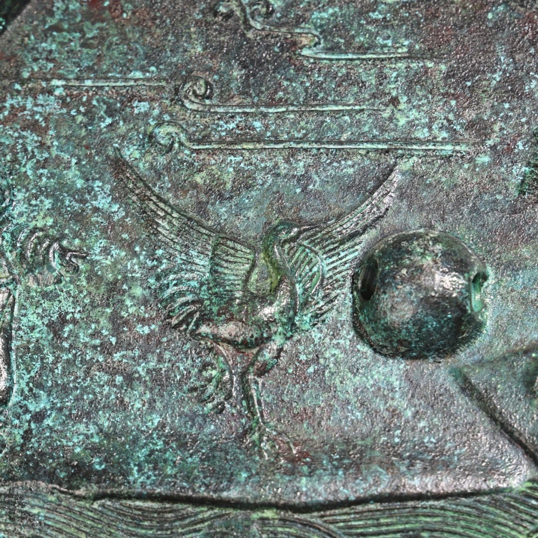 A fine bronze mirror - 3