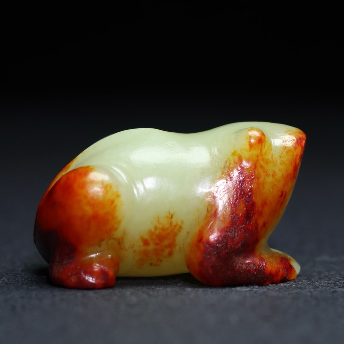 A beautiful Hetian jade toad - 4