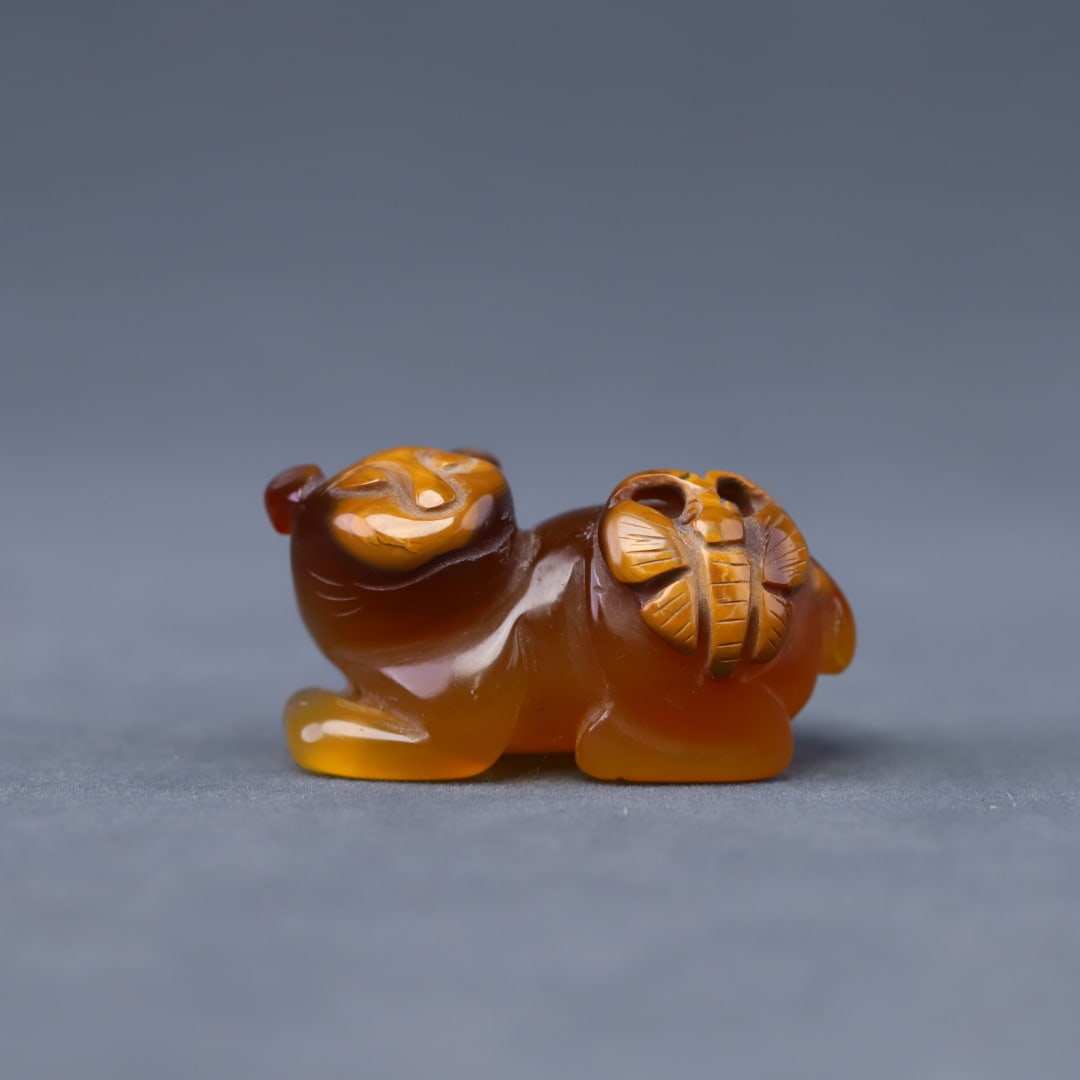 A beautiful agate elderly piece - 2