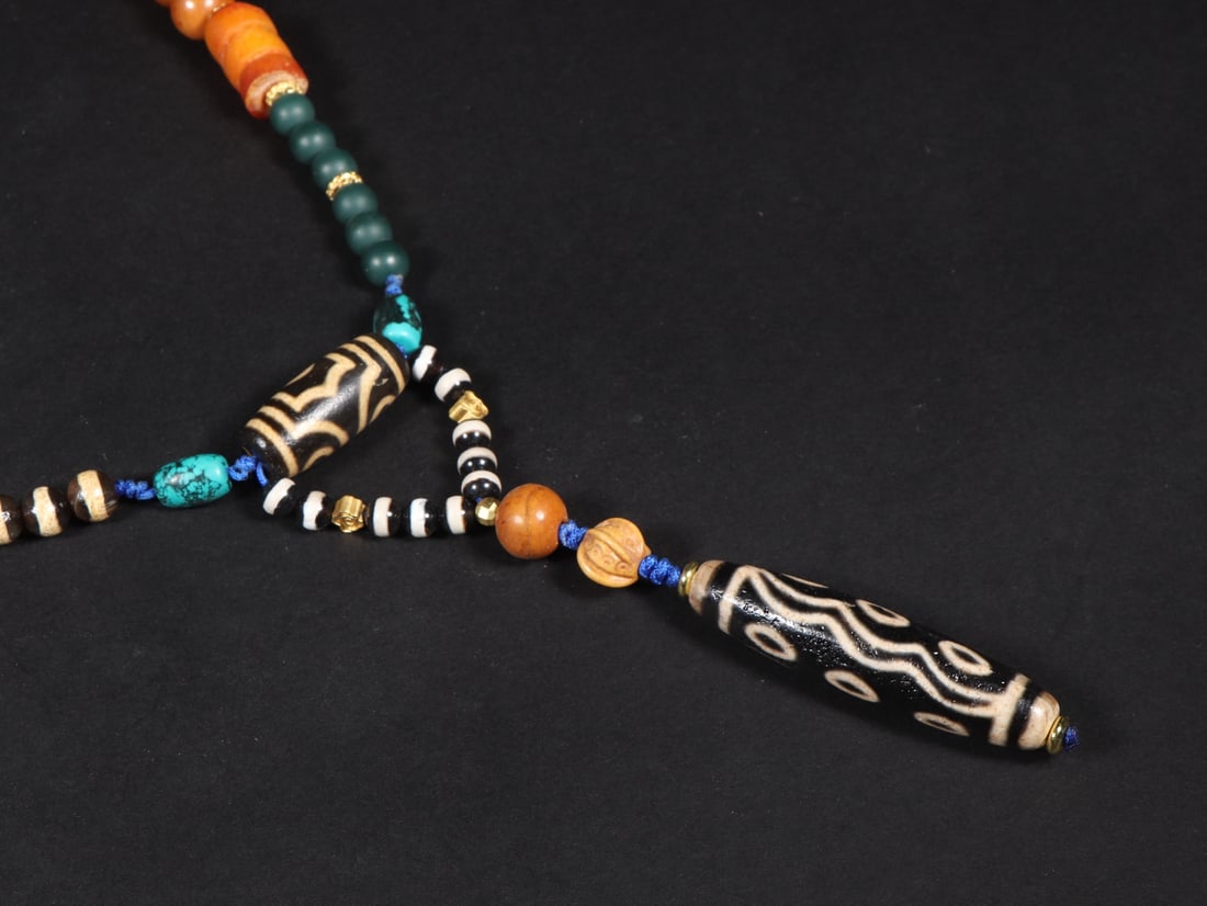 A beautiful Dzi bead - 8