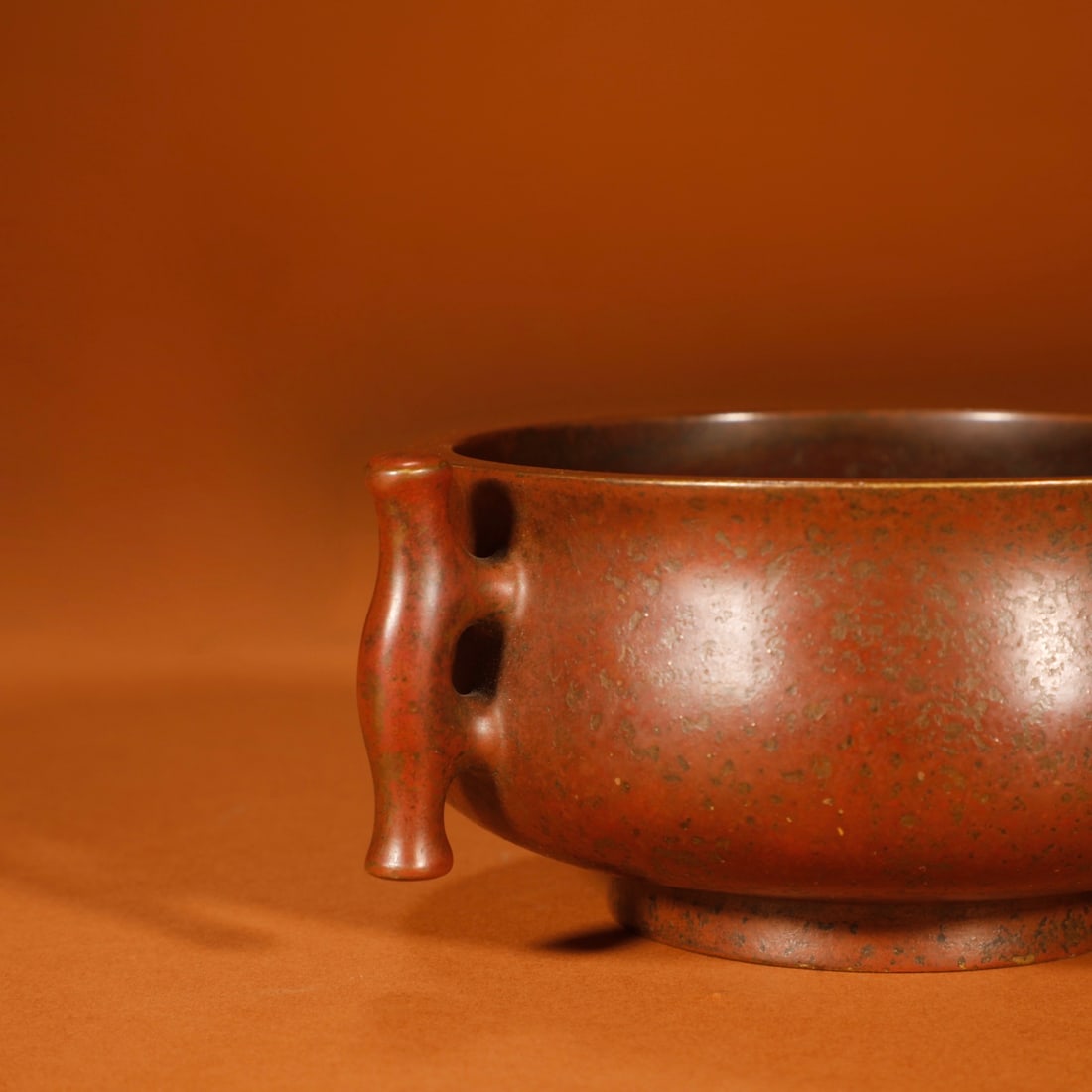 An Exquisite Bronze Double-Ears Censer - 4