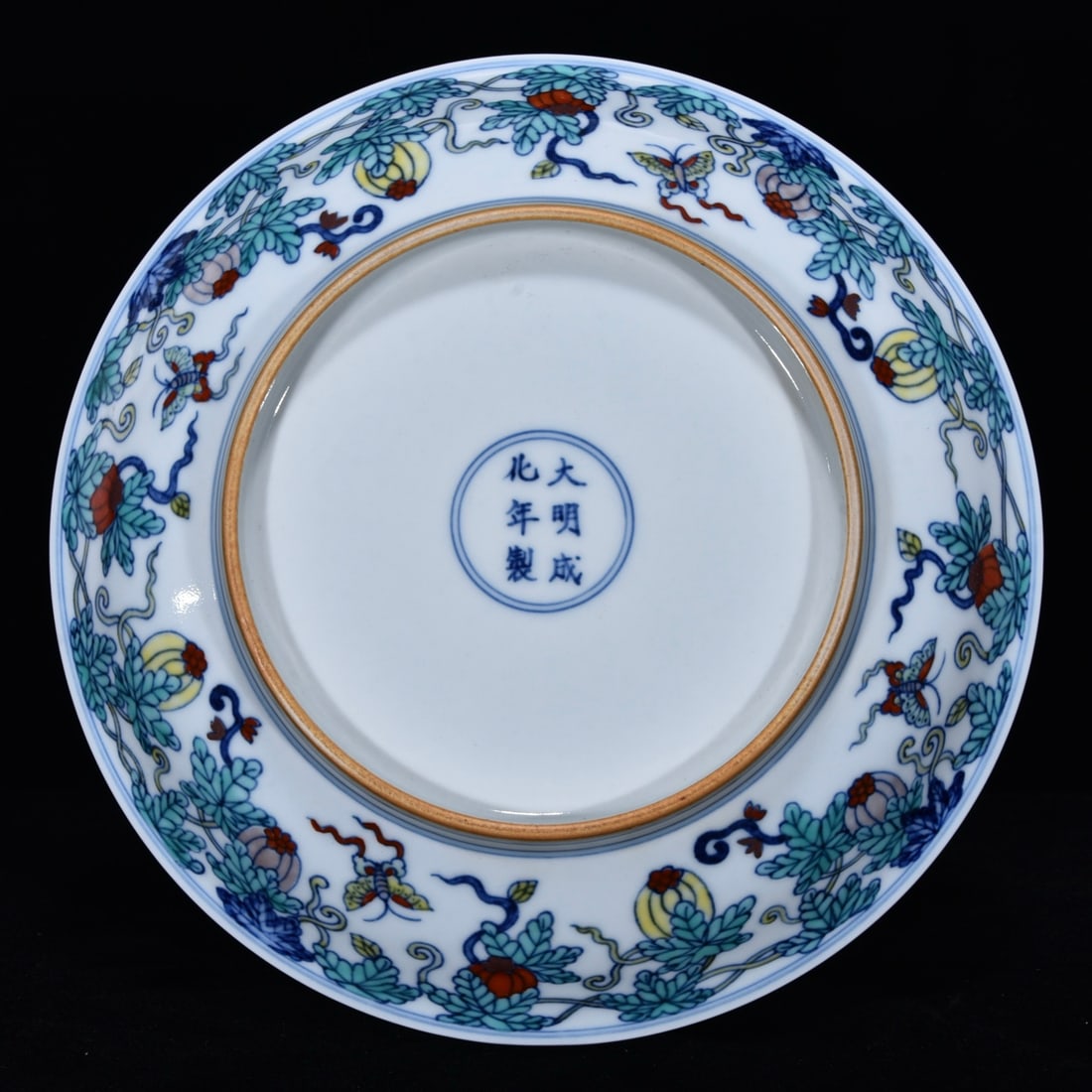 An Exquisite Doucai Melon and Fruit Pattern Plate - 9