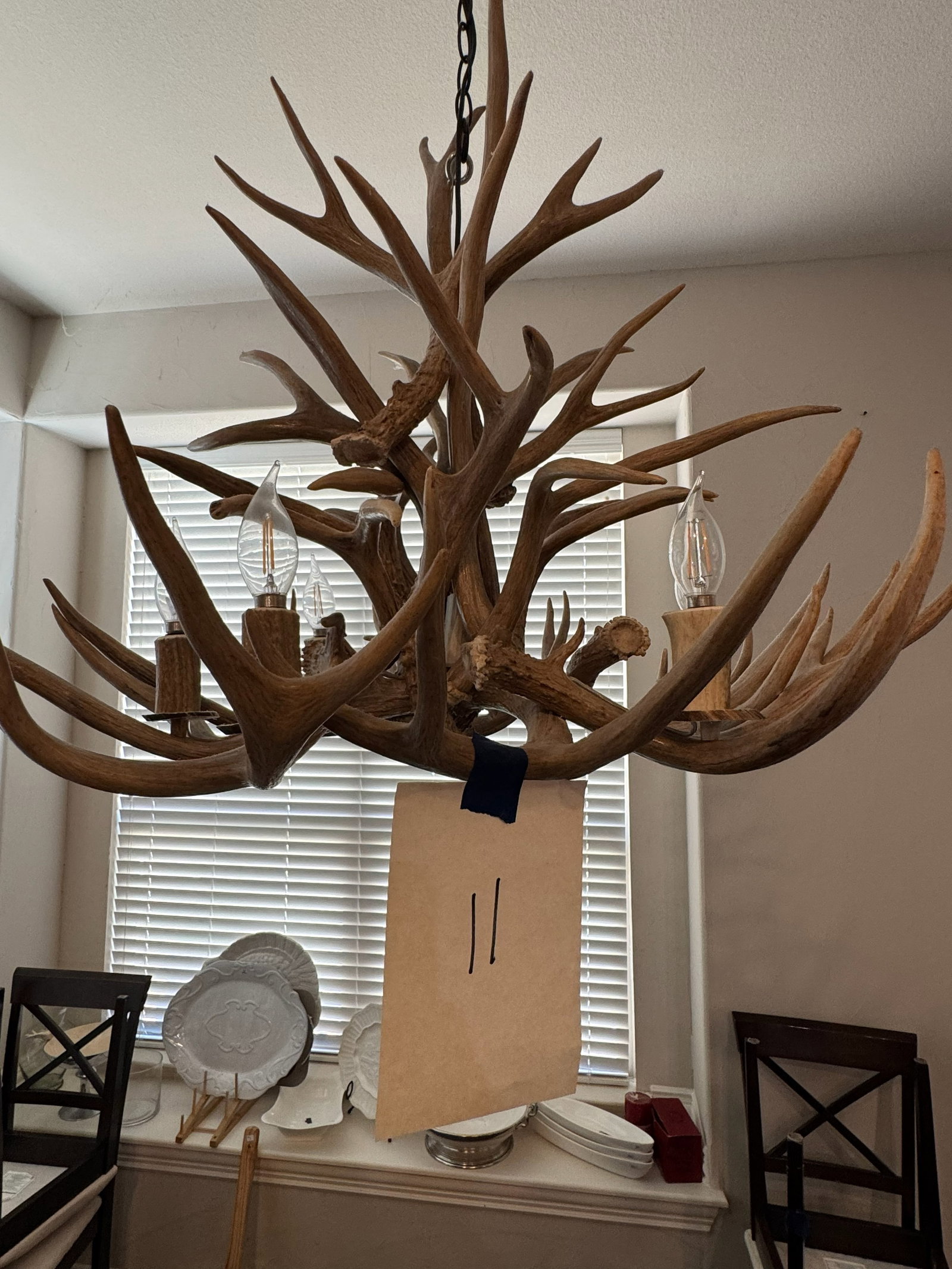 Grand Rustic Antler Multi-Light Hanging - 3