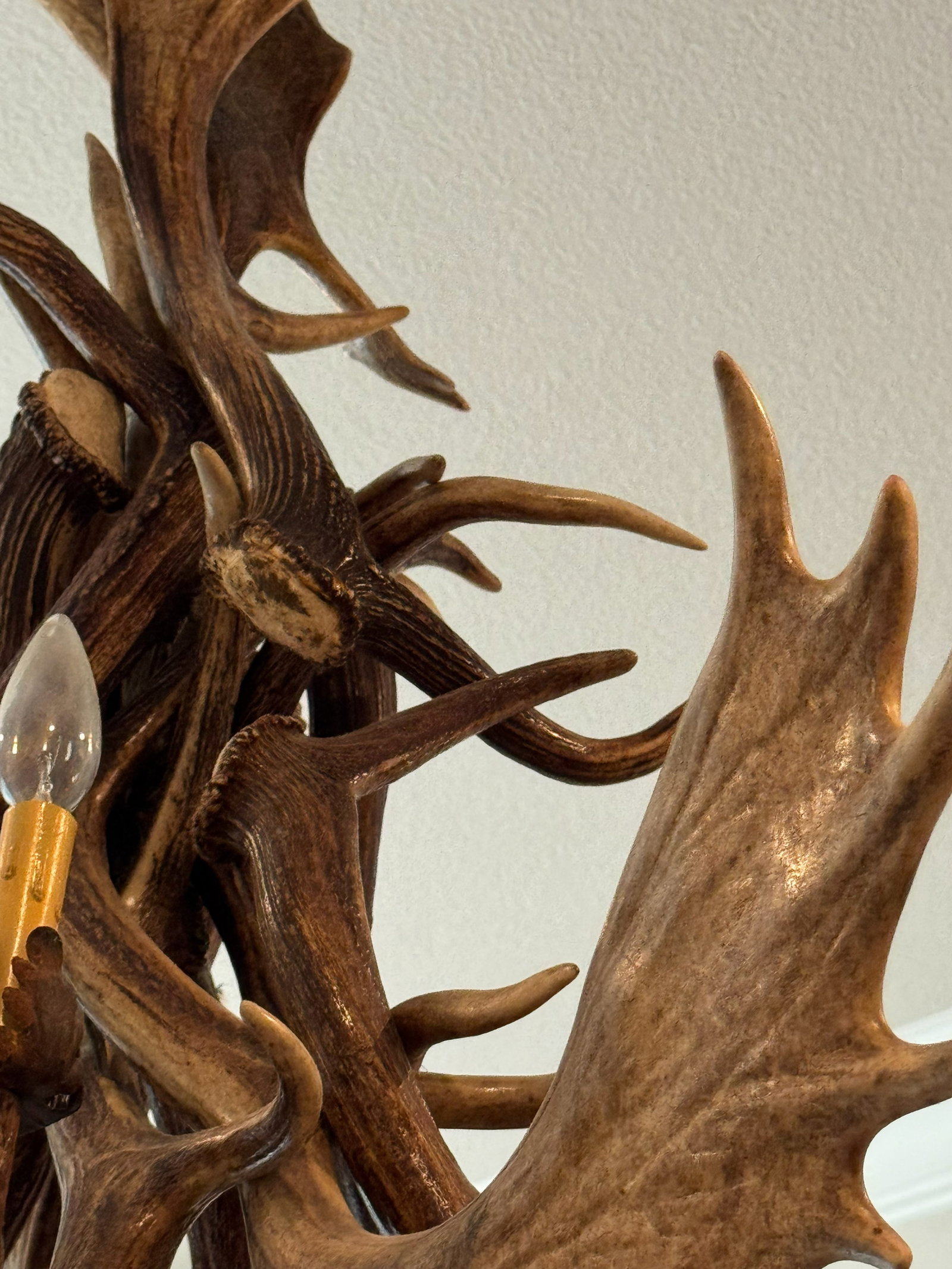 Rustic Antler Multi-Light Hanging Chandelier - 4