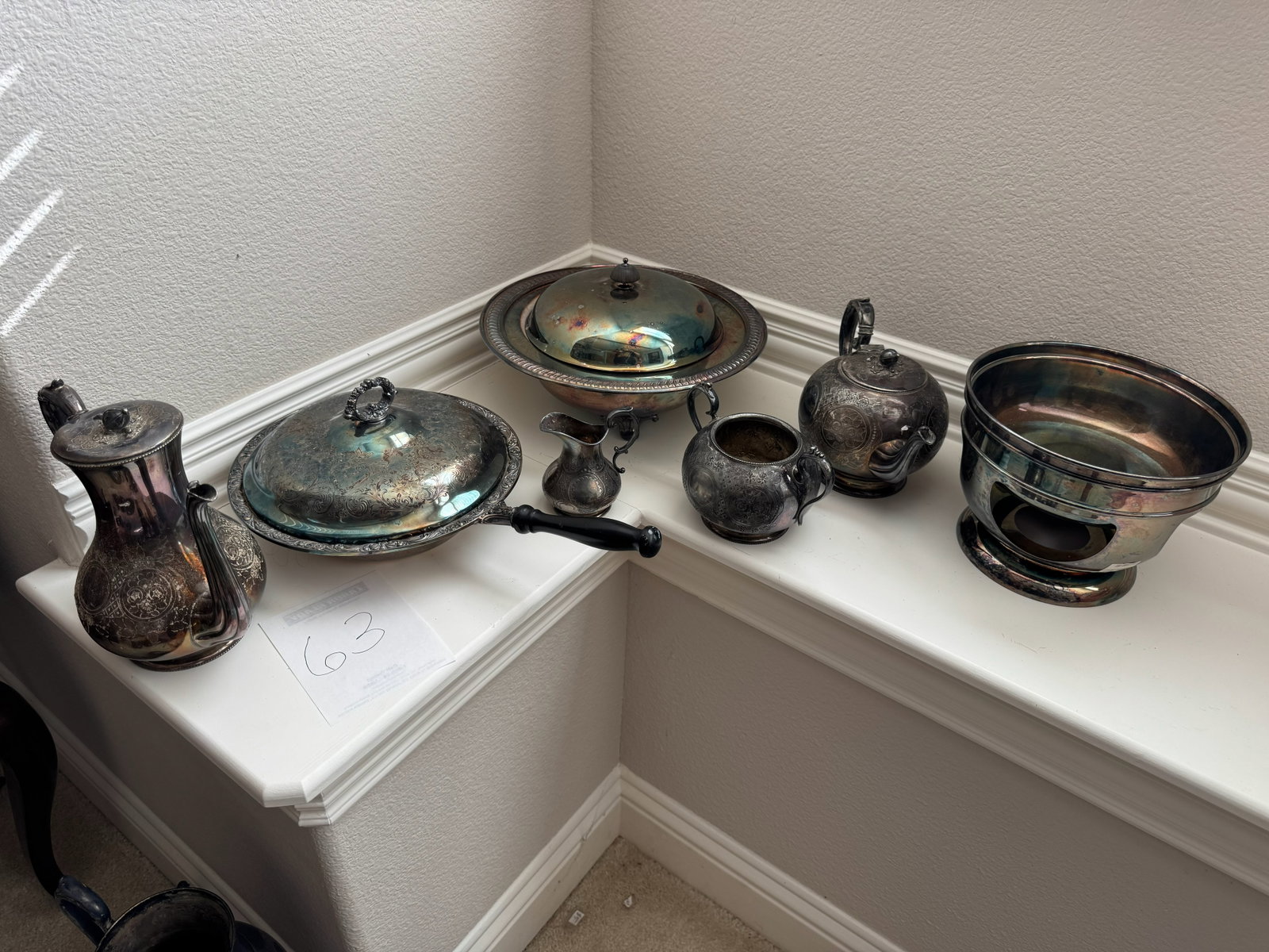 Vintage Silver-Plated Hollowware Serving Group (1 of 14)