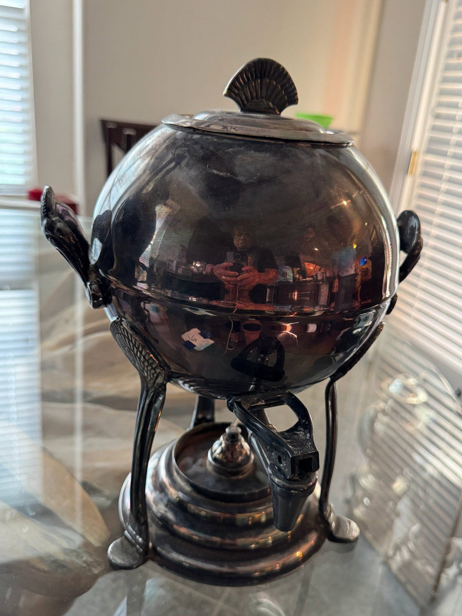 Antique Silver-Plated Tableware Set - Samovar & - 2