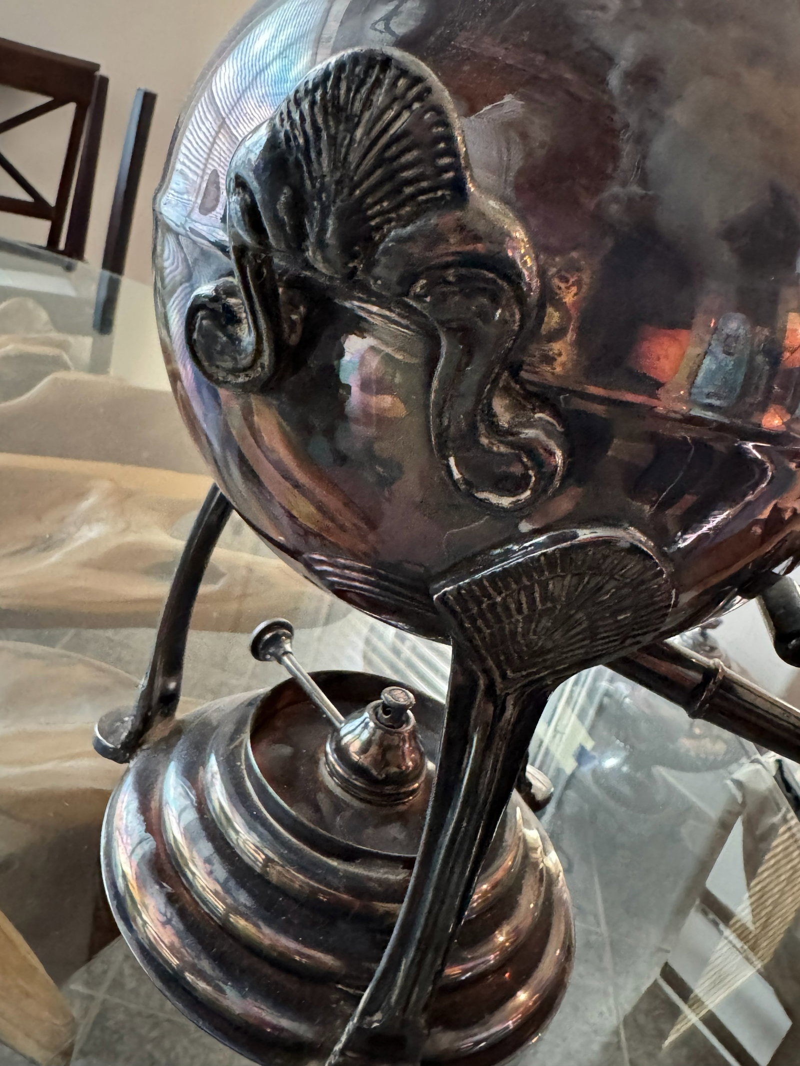 Antique Silver-Plated Tableware Set - Samovar & - 7