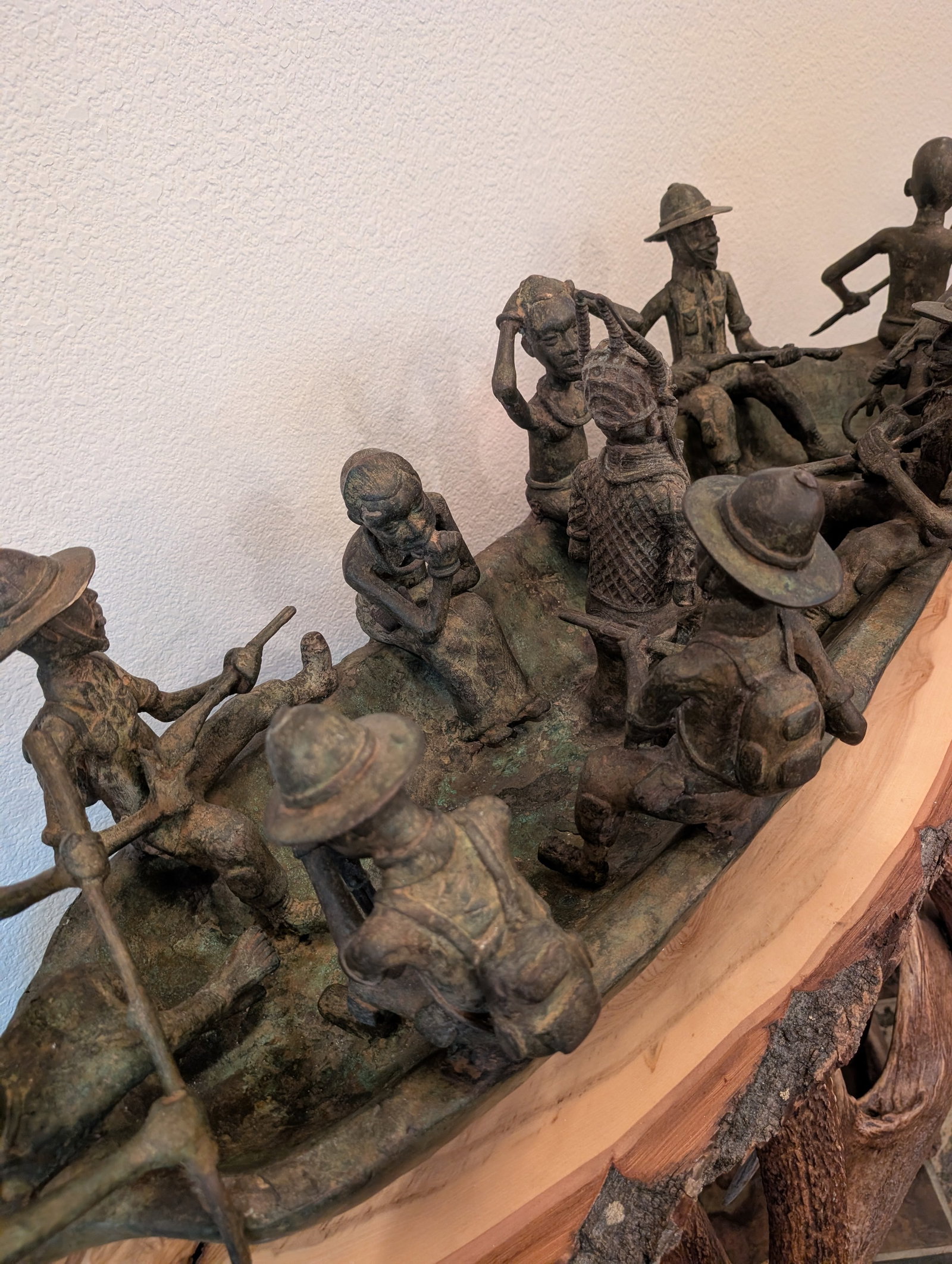Bronze Benin Boat - 3